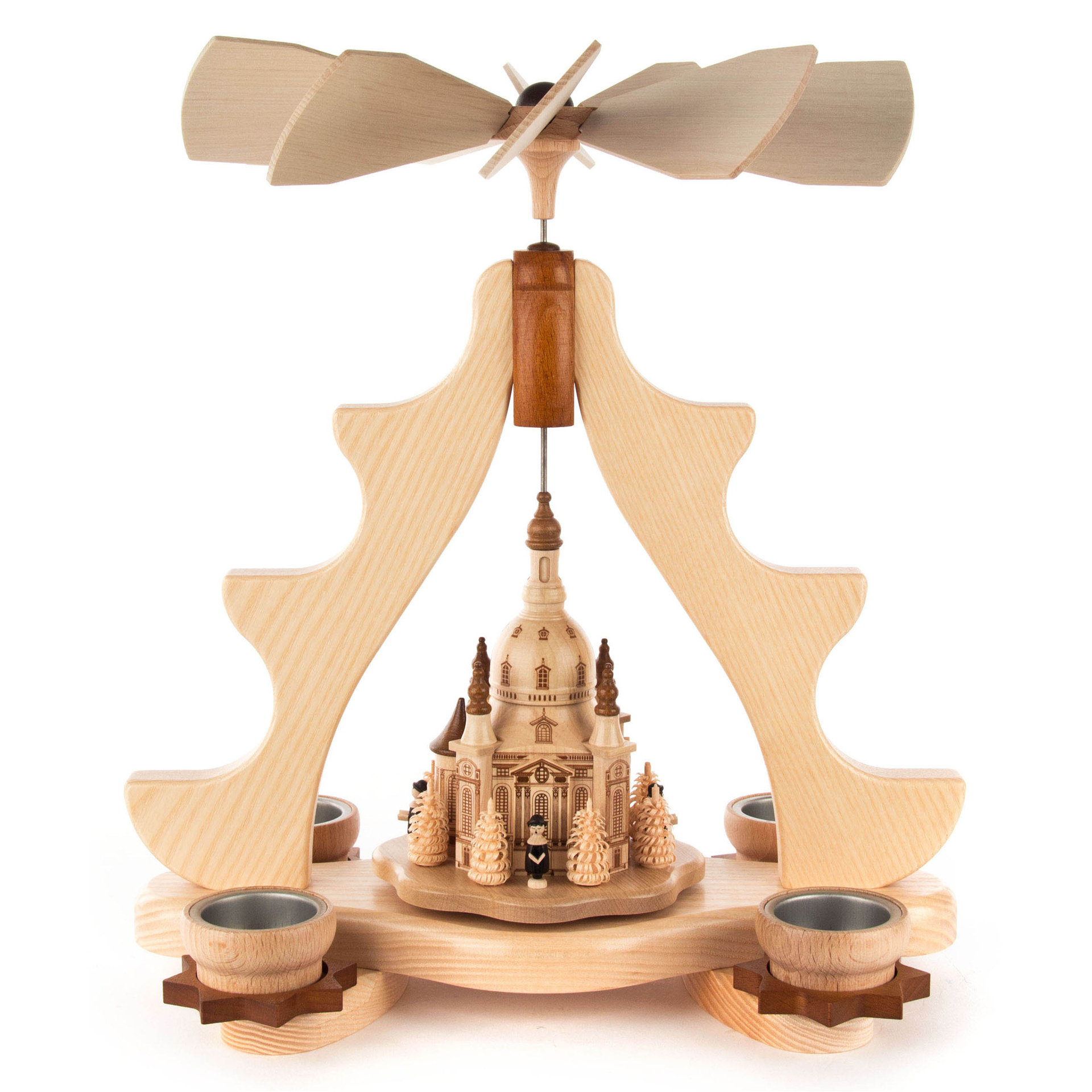 Pyramide Dresdner Frauenkirche, für Teelichte