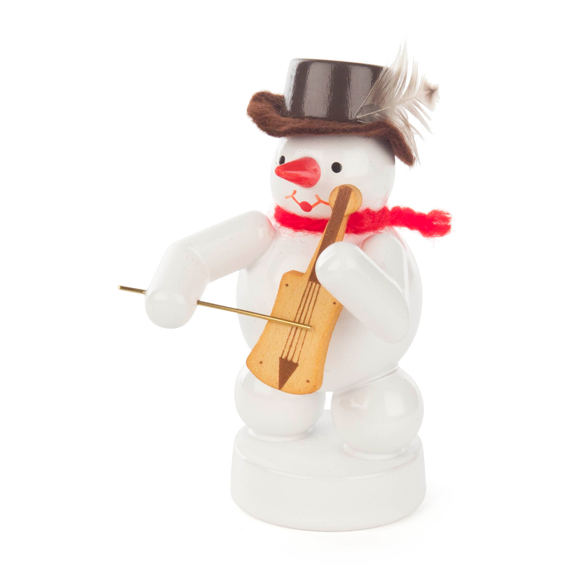 Schneemann mit Fiedel