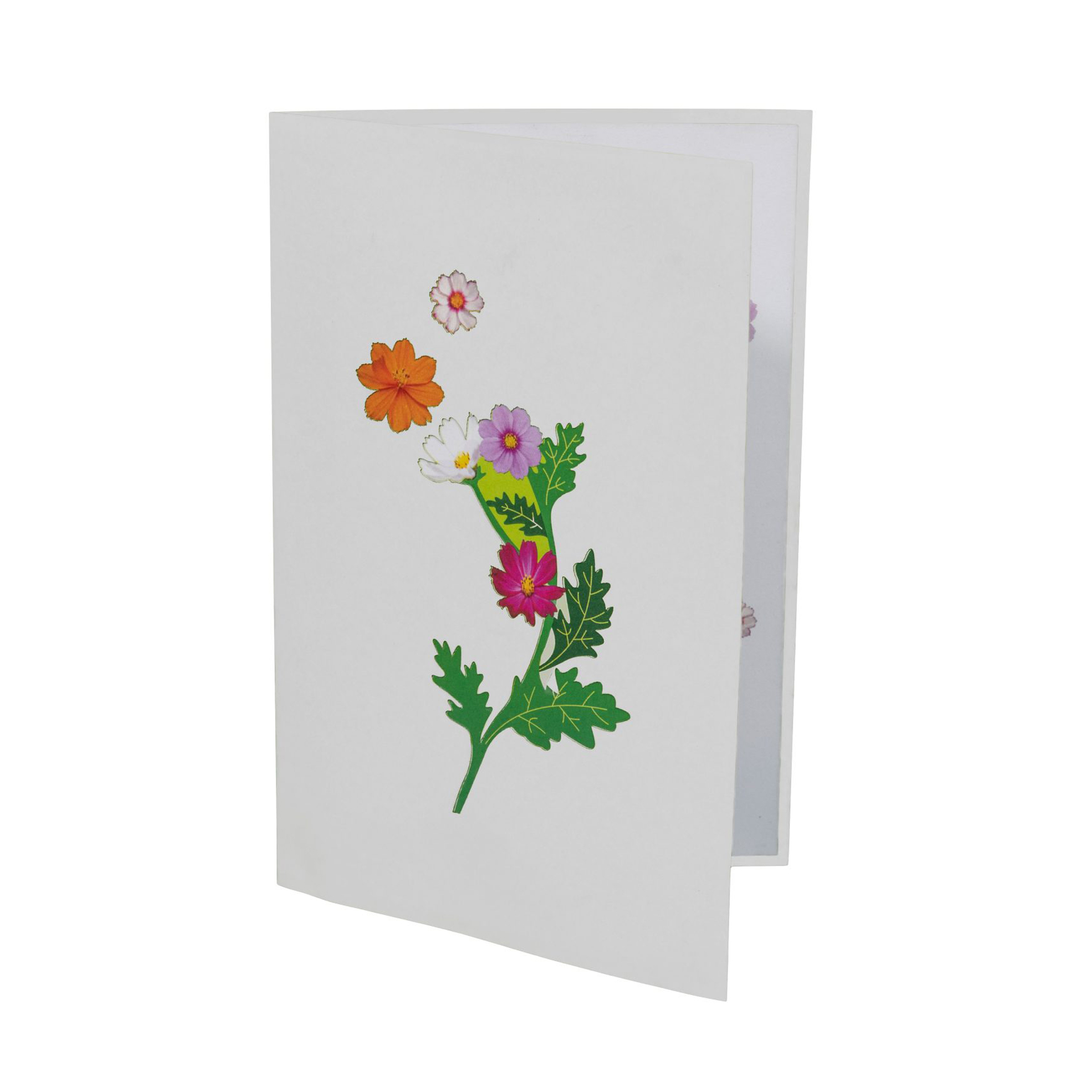 3D-Karte Flowers