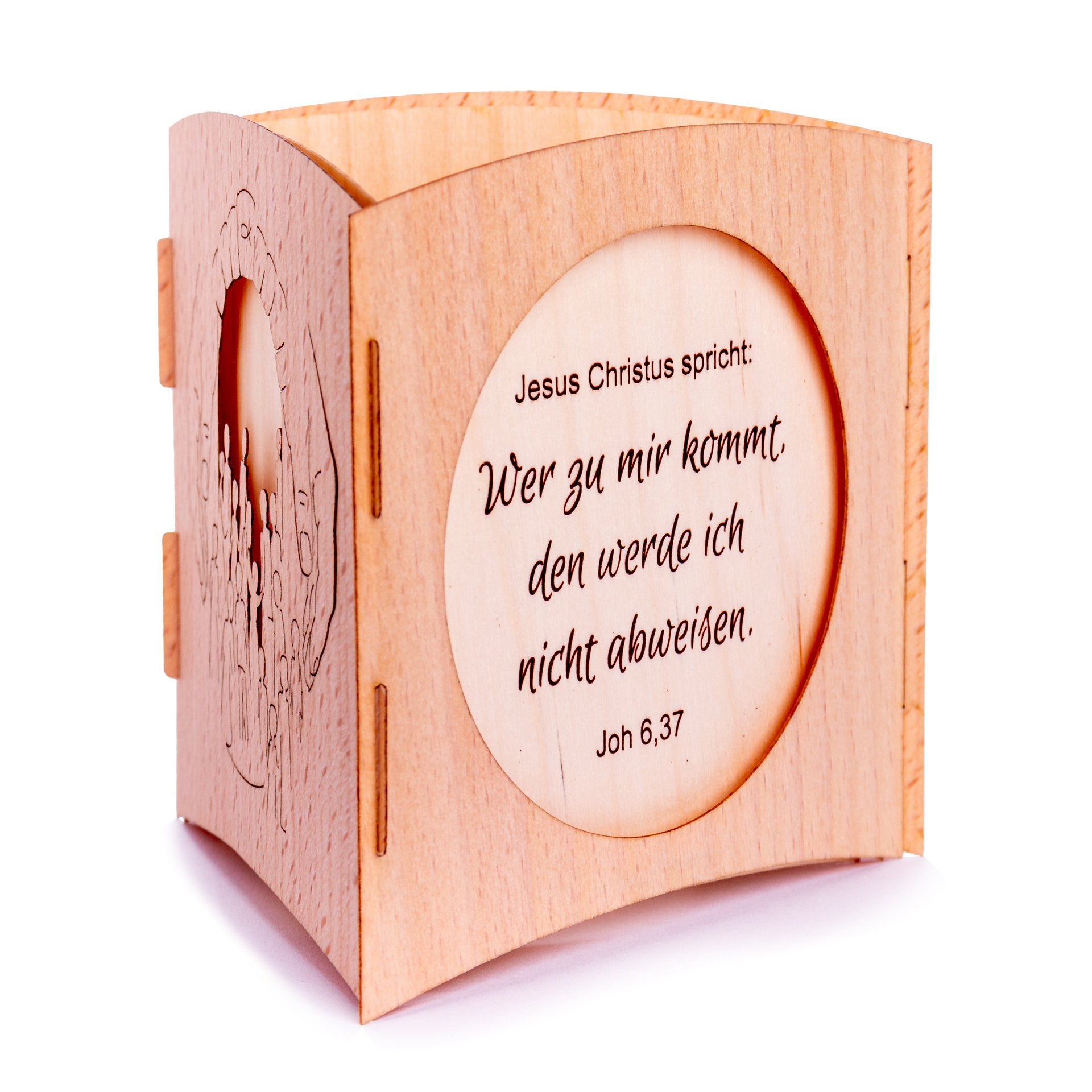 Motivleuchte Jahreslosung 2022, Joh. 6,37 Motivleuchte Jahreslosung 2022, Joh. 6,37