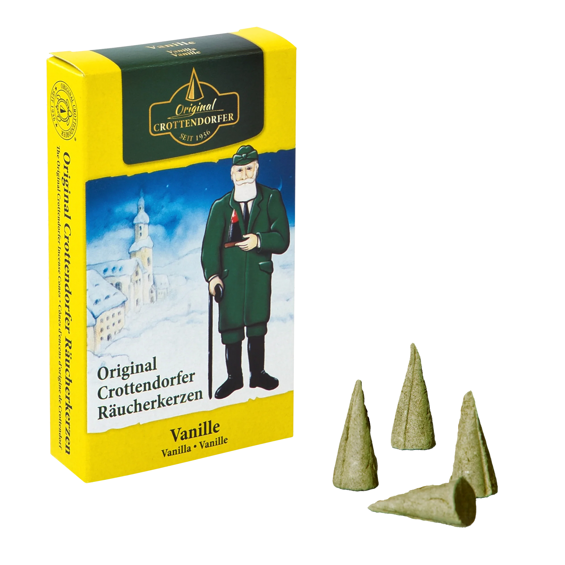 Original Crottendorfer Räucherkerzen Vanille