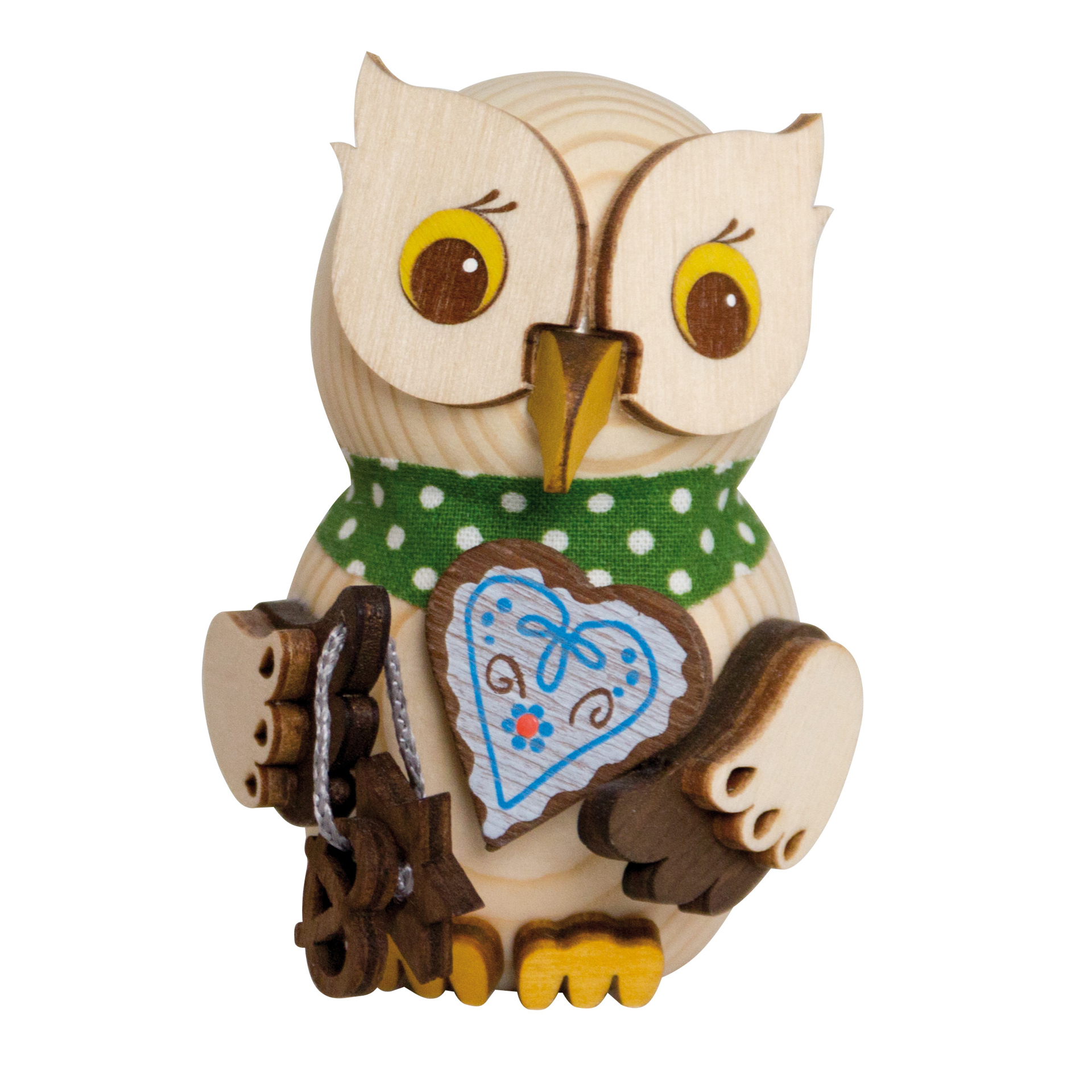 MINI Eule mit Lebkuchenherz MINI Eule mit Lebkuchenherz