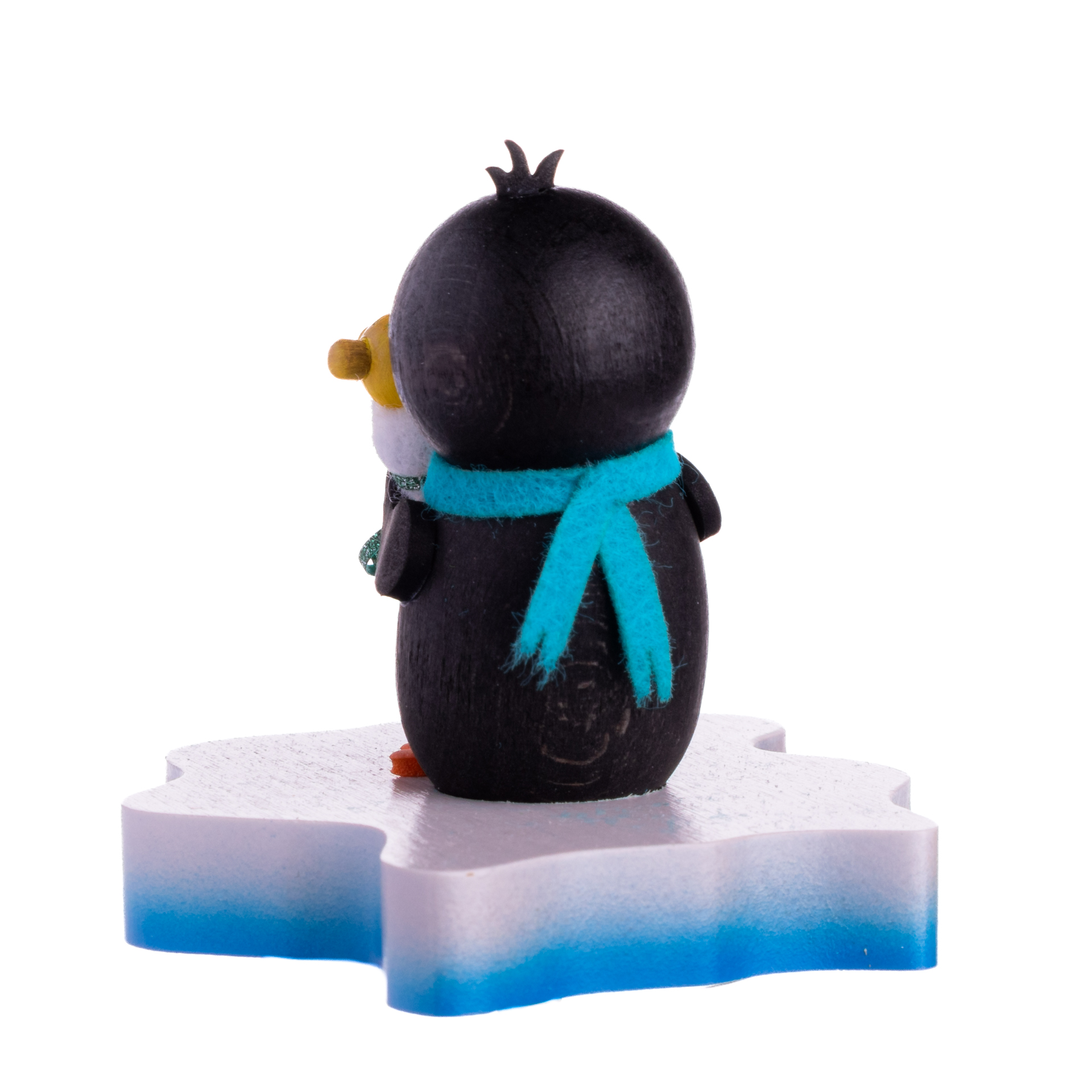 Pinguin auf Eisscholle "Zuckertüte blau"