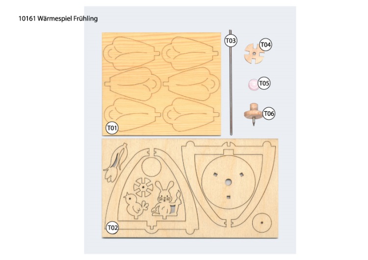 Bastelset Wärmespiel Frühling