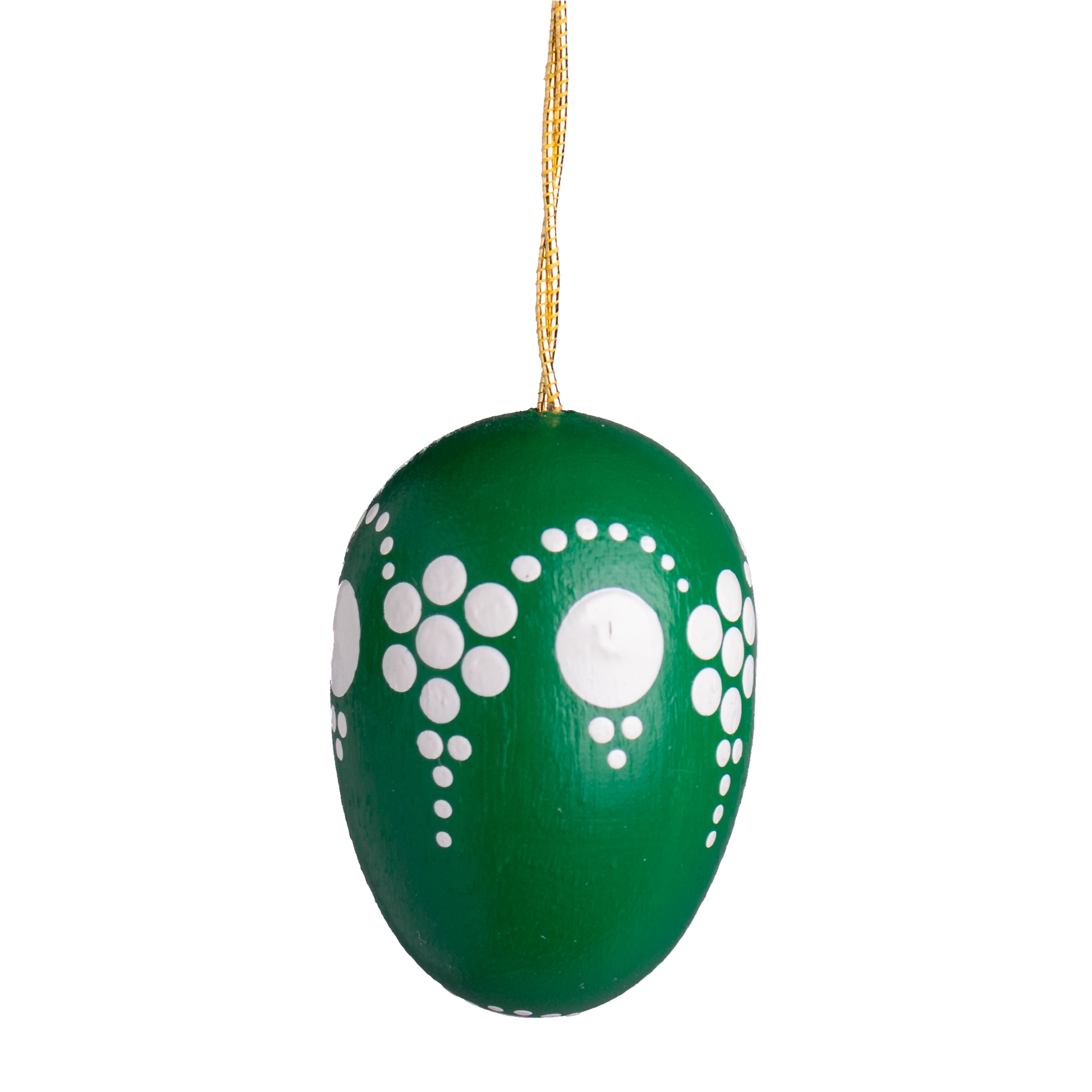 Baumschmuck Ei, dunkelgrün