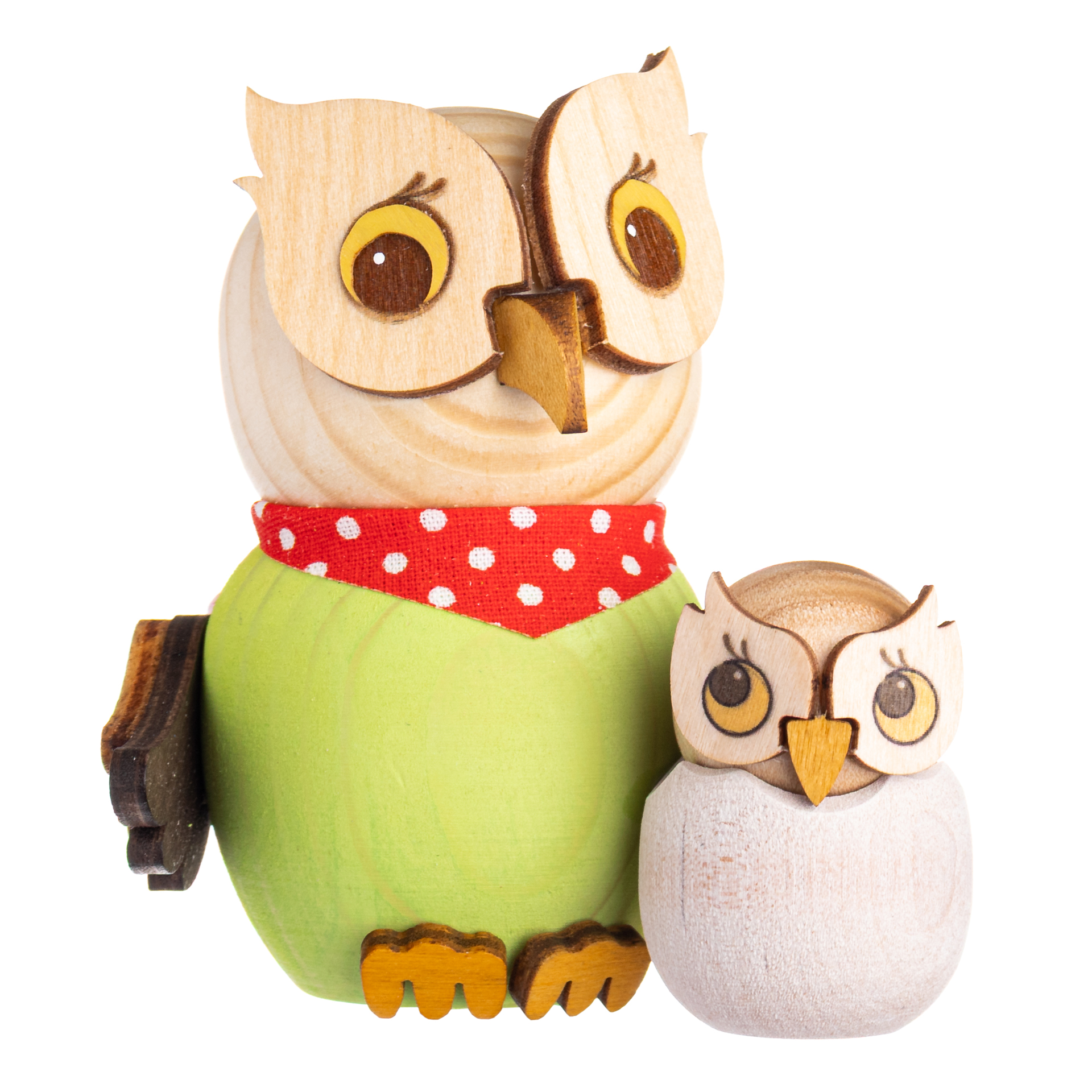 MINI Eule mit Baby MINI Eule mit Baby