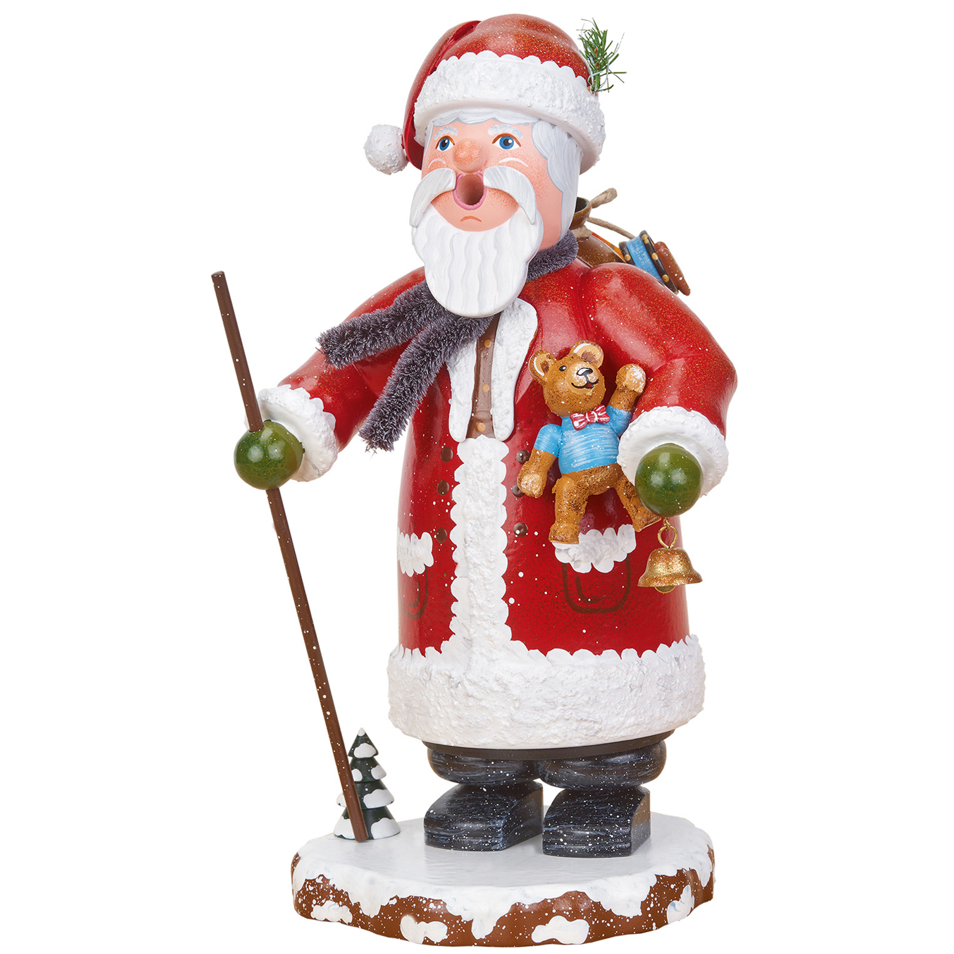 Rauchfigur Winterkinder Weihnachtsmann