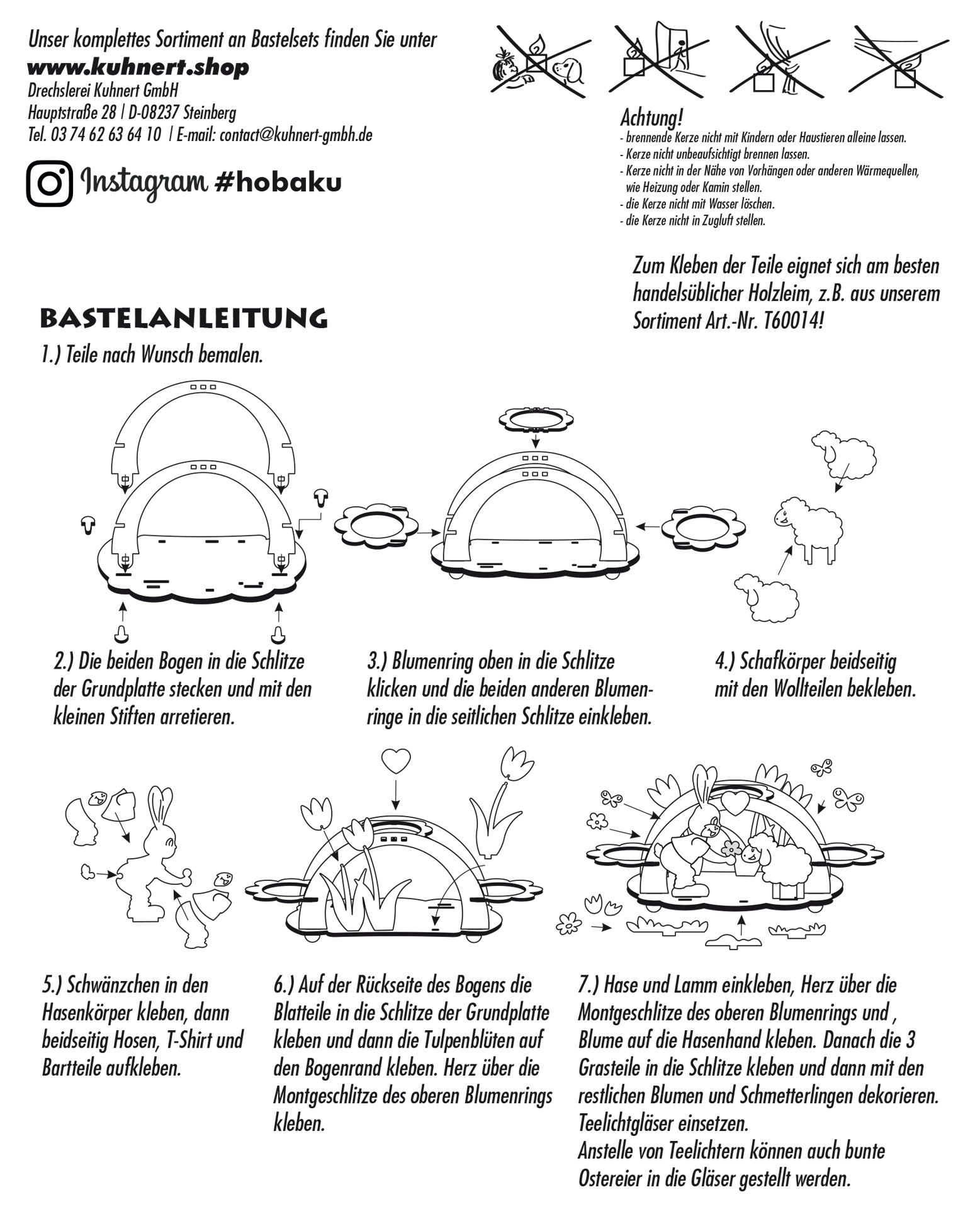 Bastelset Osterbogen