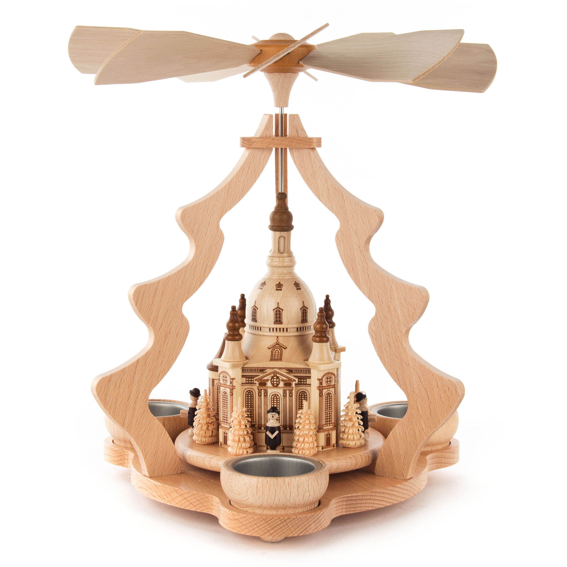 Pyramide Dresdner Frauenkirche, für Teelichte