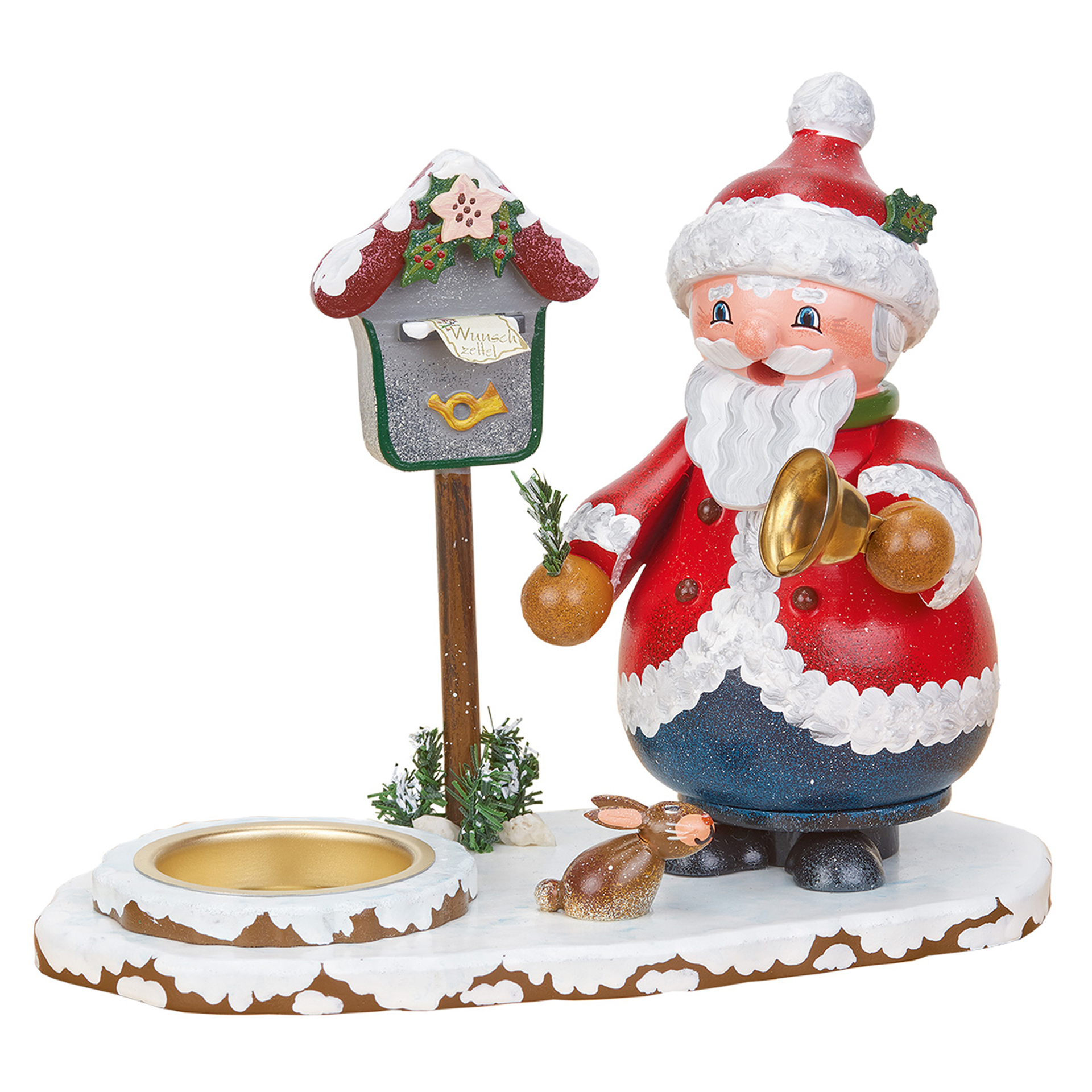 Räucherwichtel Weihnachtsmann mit Teelicht Räucherwichtel Weihnachtsmann mit Teelicht