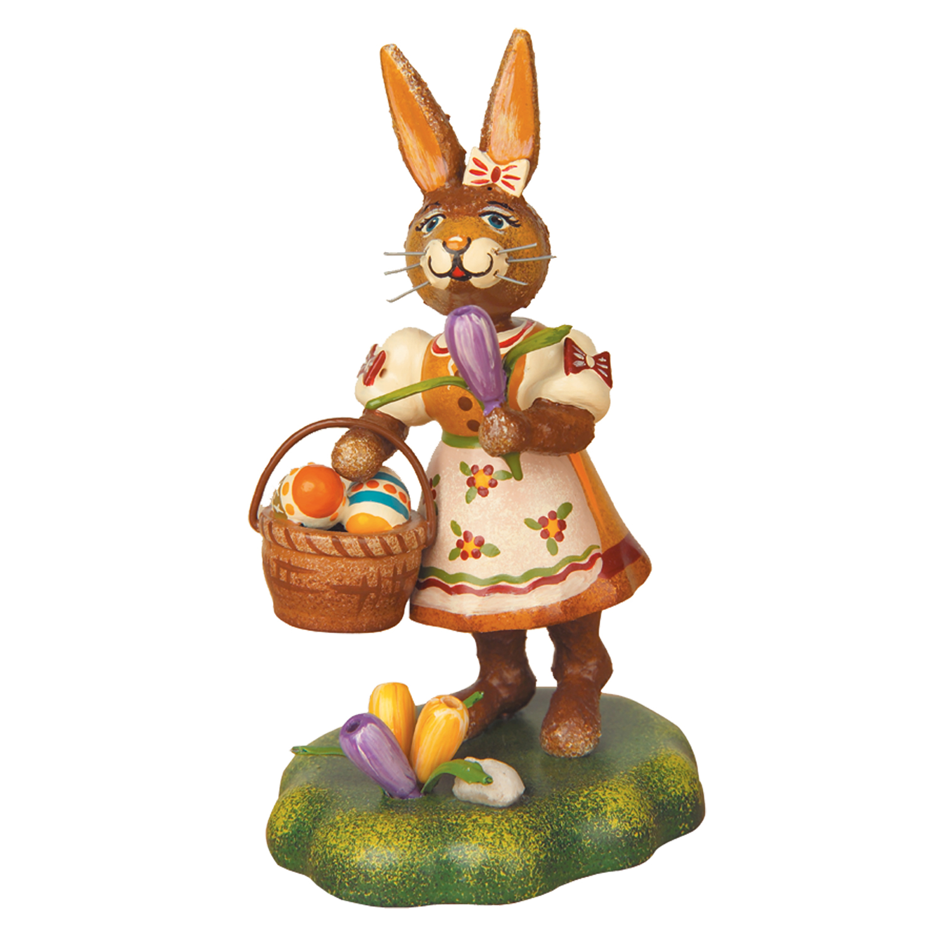 Hasenmutter mit Krokus Hasenmutter mit Krokus