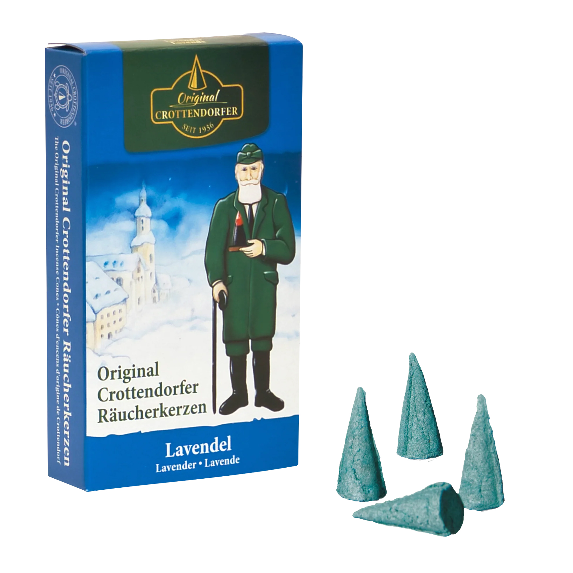 Original Crottendorfer Räucherkerzen Lavendel