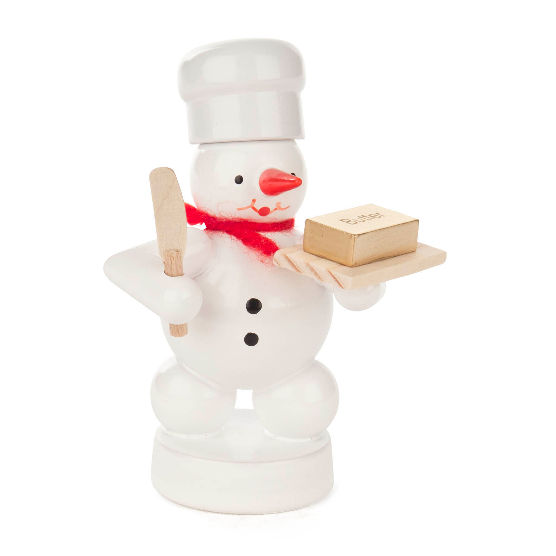 Schneemann mit Butter