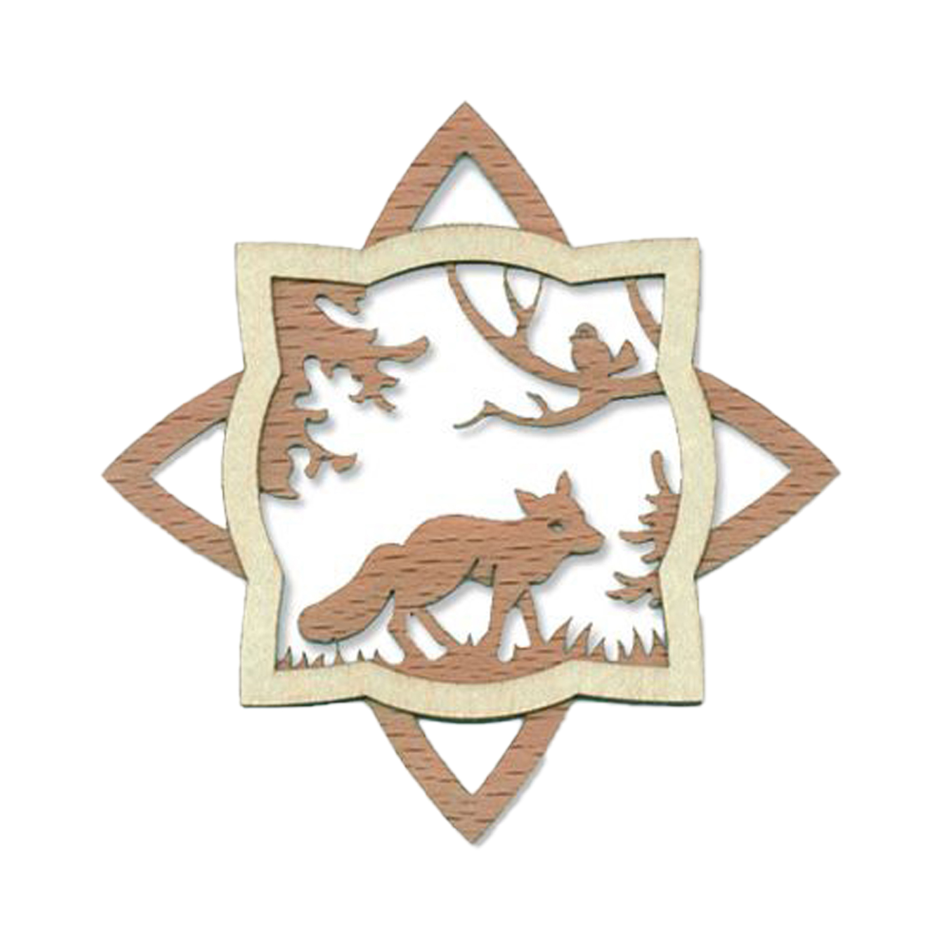 Baumschmuck Wald mit Fuchs