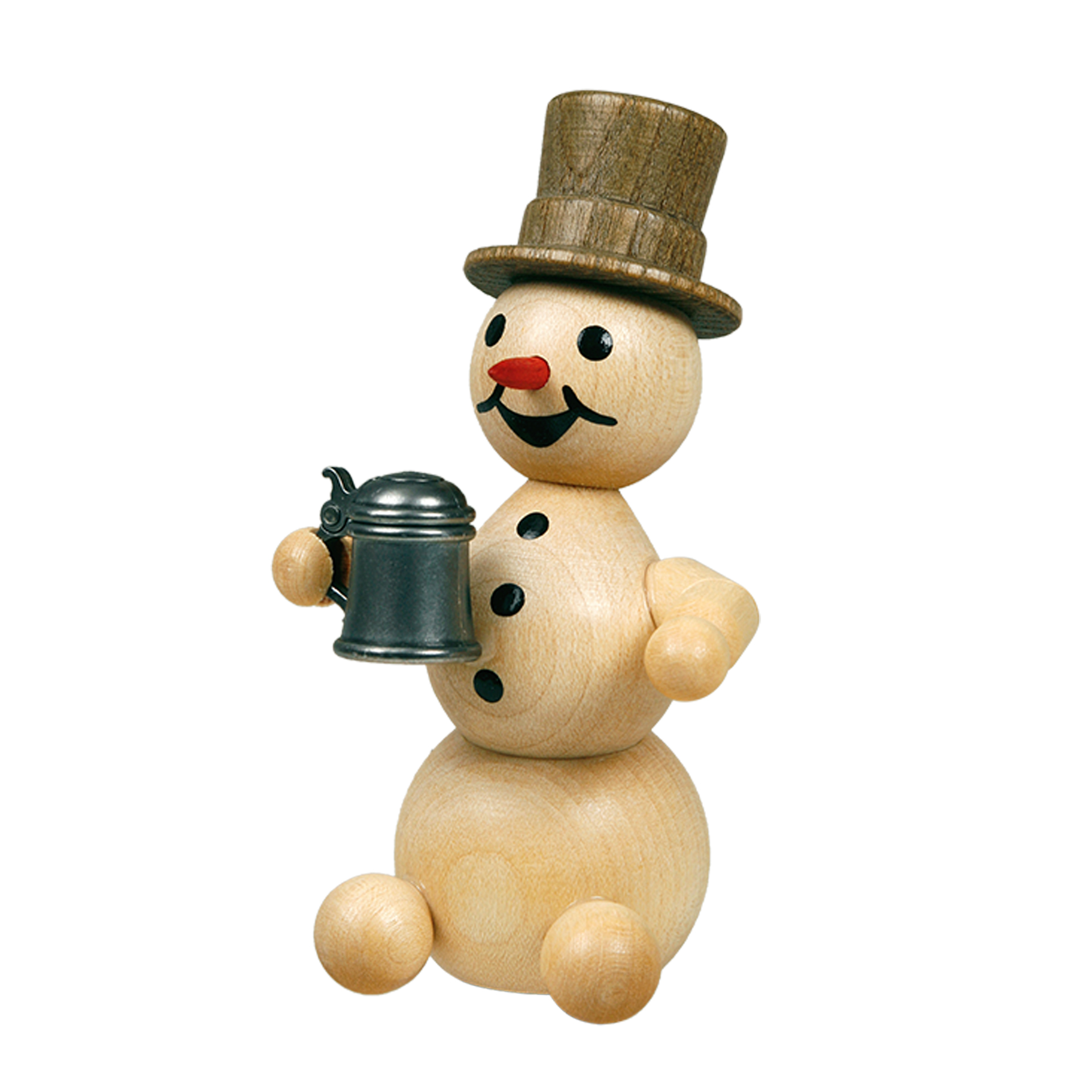 Schneemann mit Krug Schneemann mit Krug