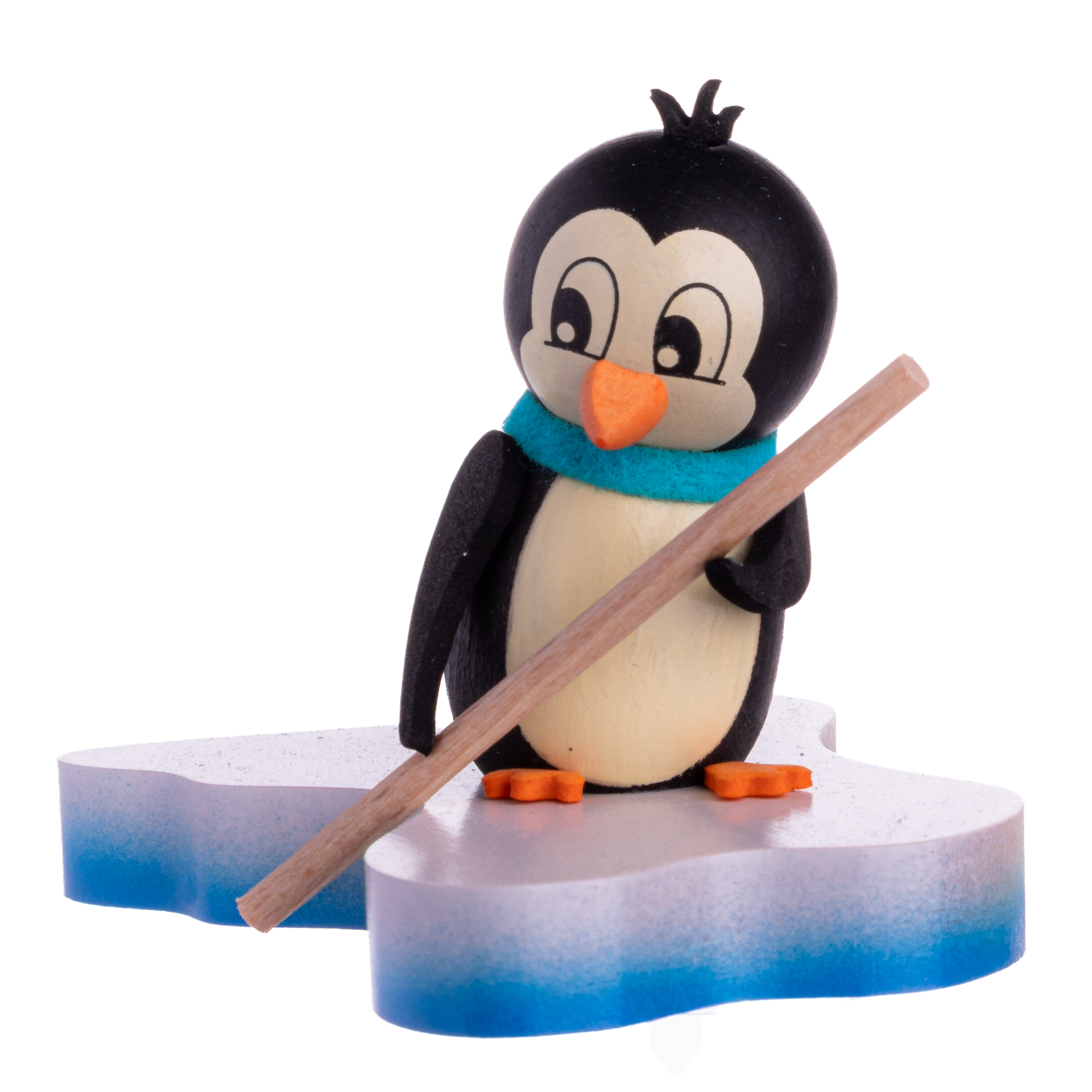 Pinguin auf Eisscholle "On tour"