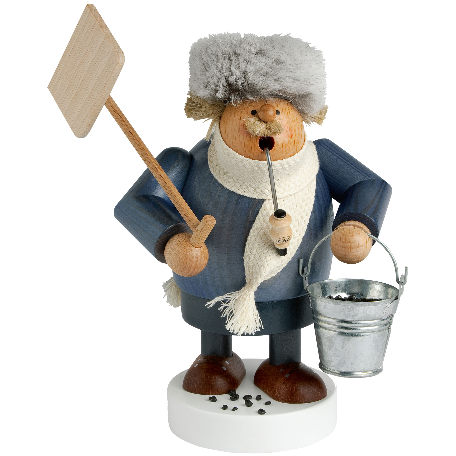 Rauchfigur Schneeschipper Rauchfigur Schneeschipper