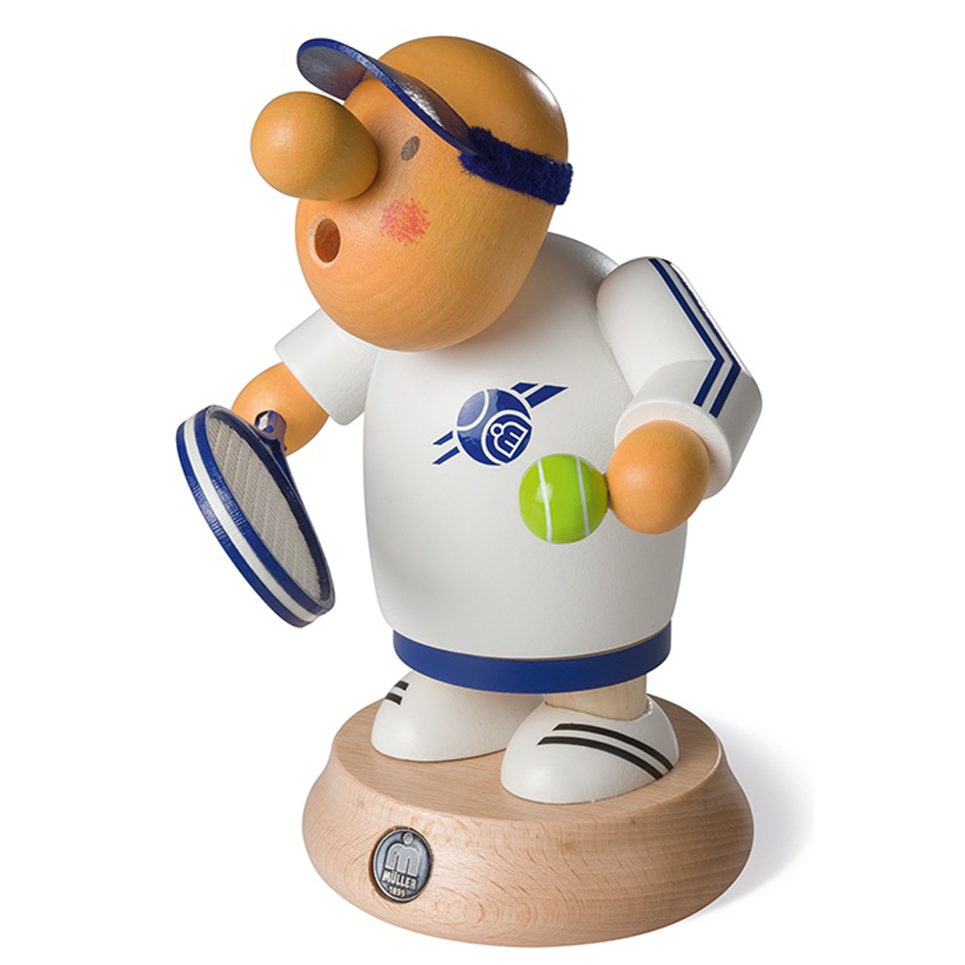 Rauchfigur Müllerchen Tennisspieler