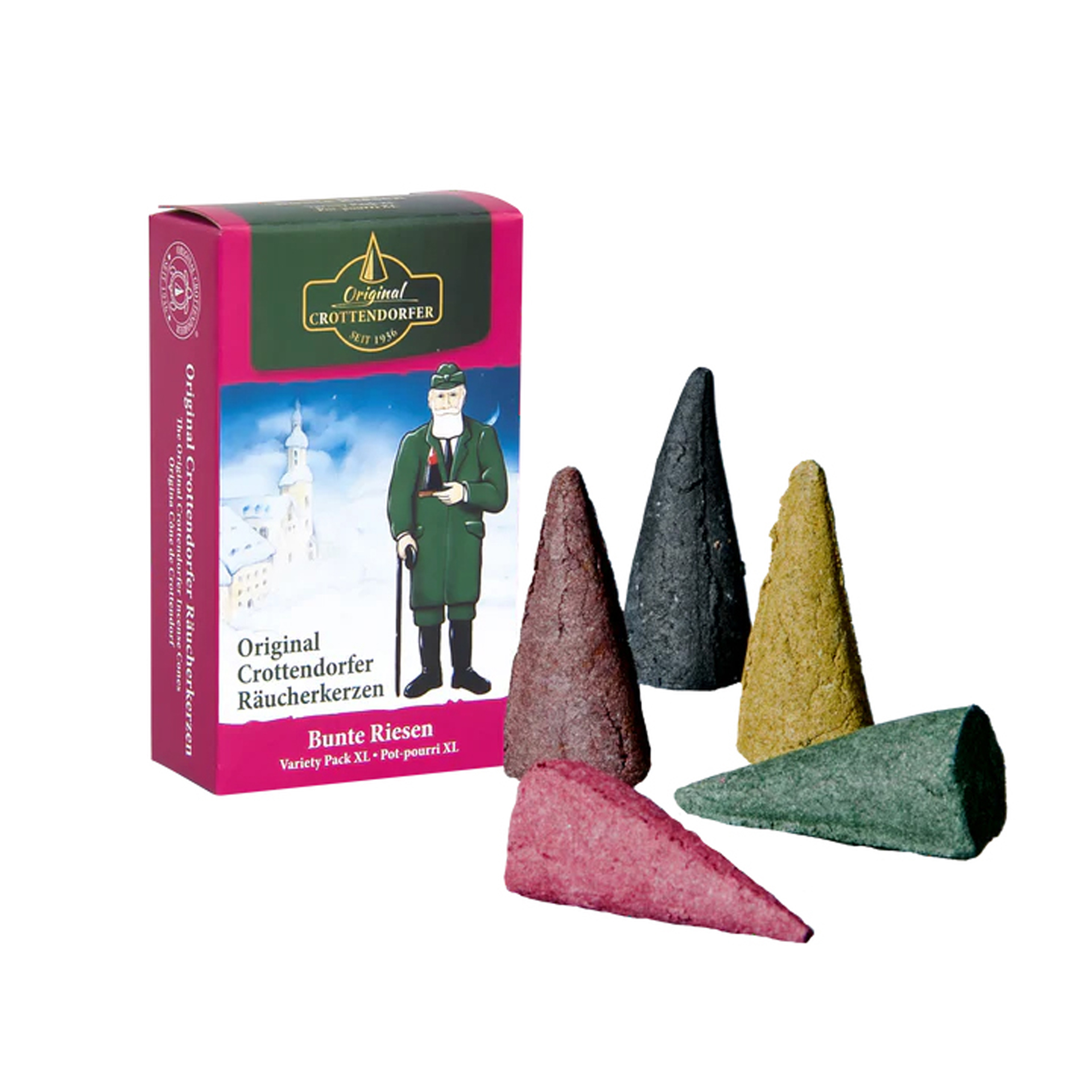 Original Crottendorfer Räucherkerzen Bunte Riesen Original Crottendorfer Räucherkerzen Bunte Riesen