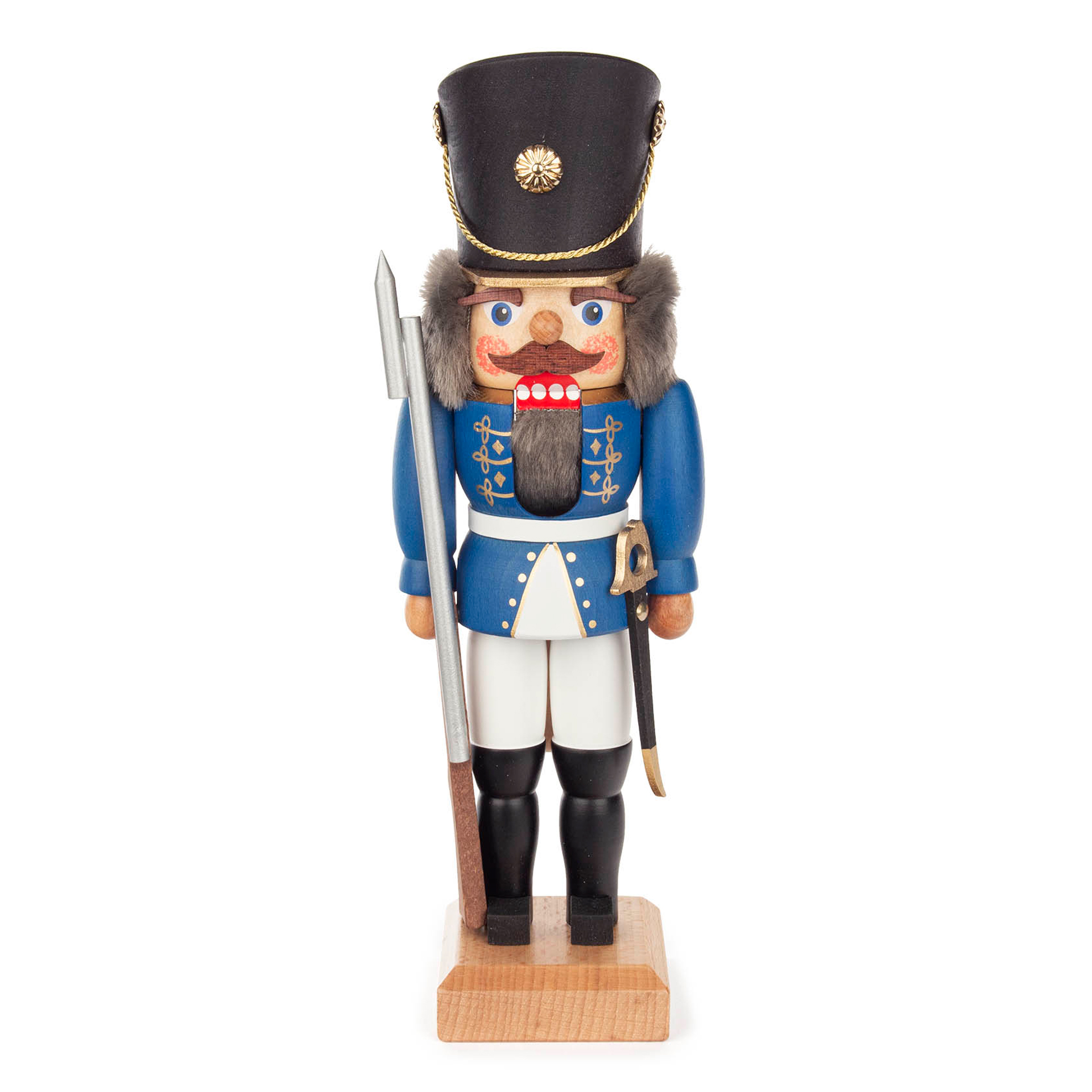 Nussknacker Soldat blau, 29cm