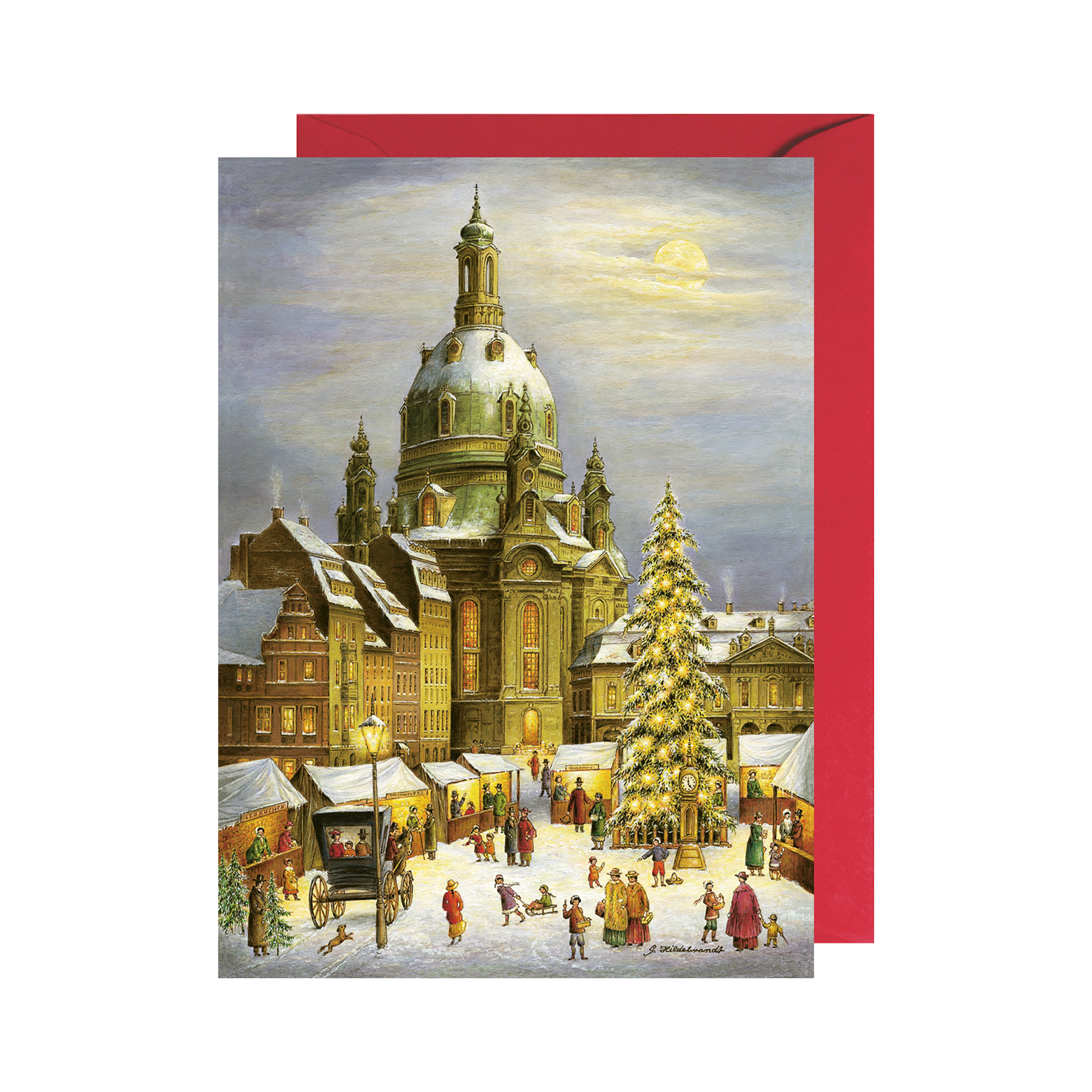 Miniadventskalender Dresden Frauenkirche Winter