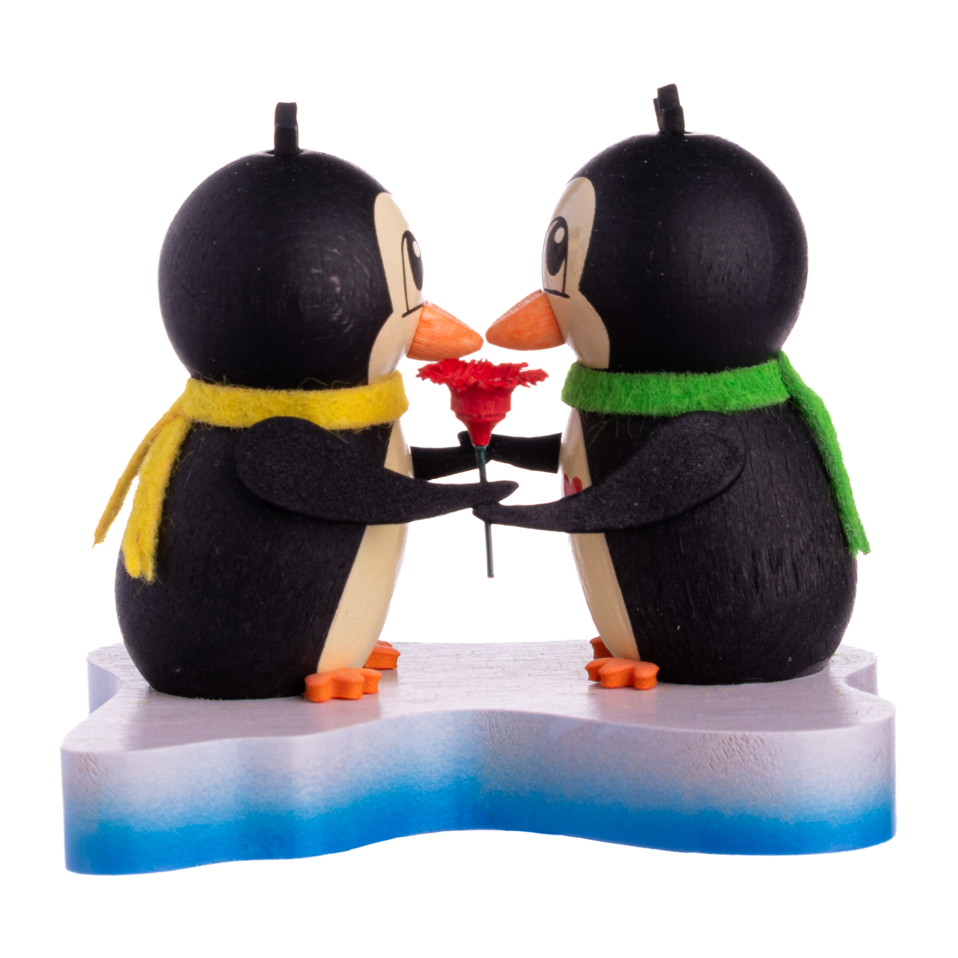 Pinguin auf Eisscholle "Verliebt"