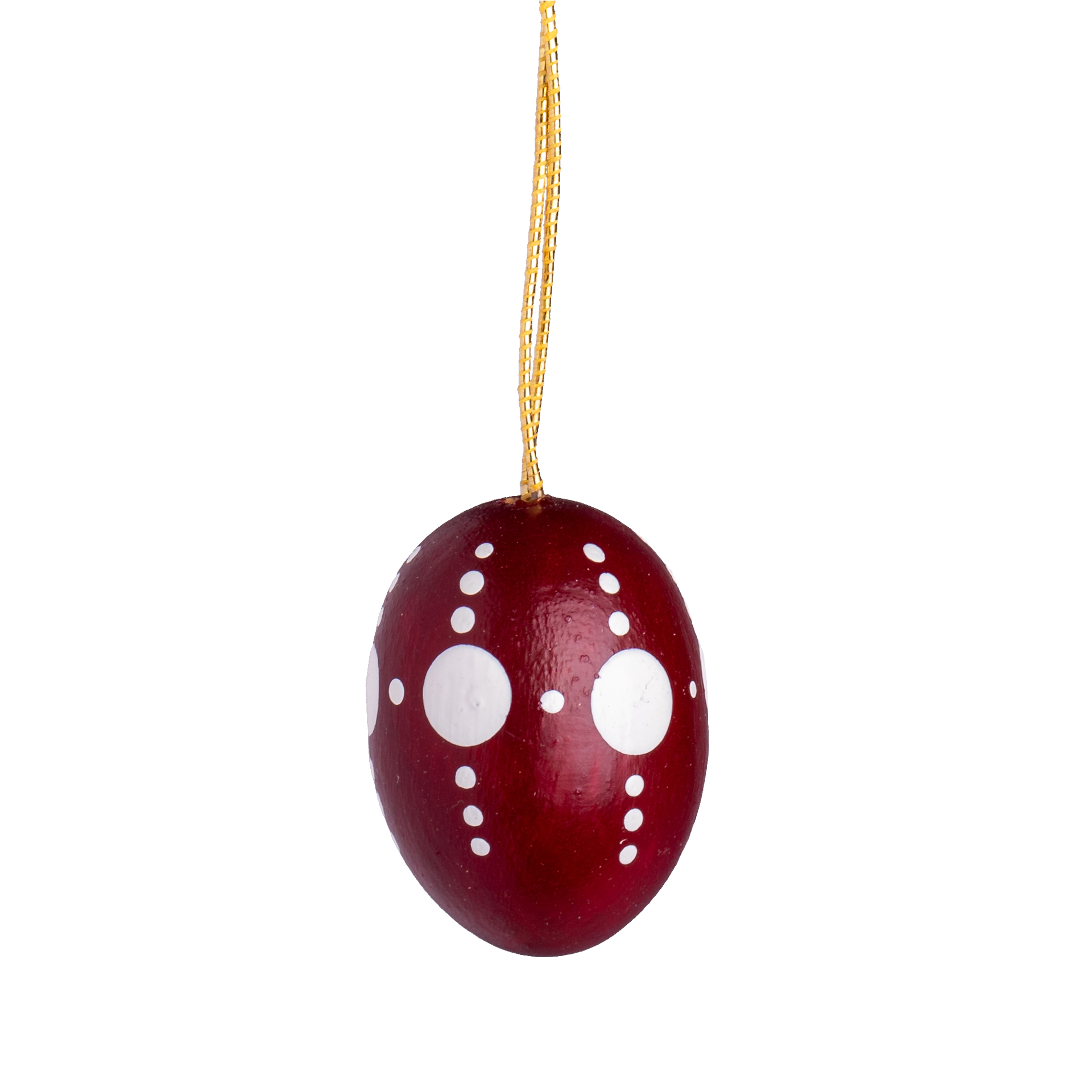 Baumschmuck Osterei, dunkelrot