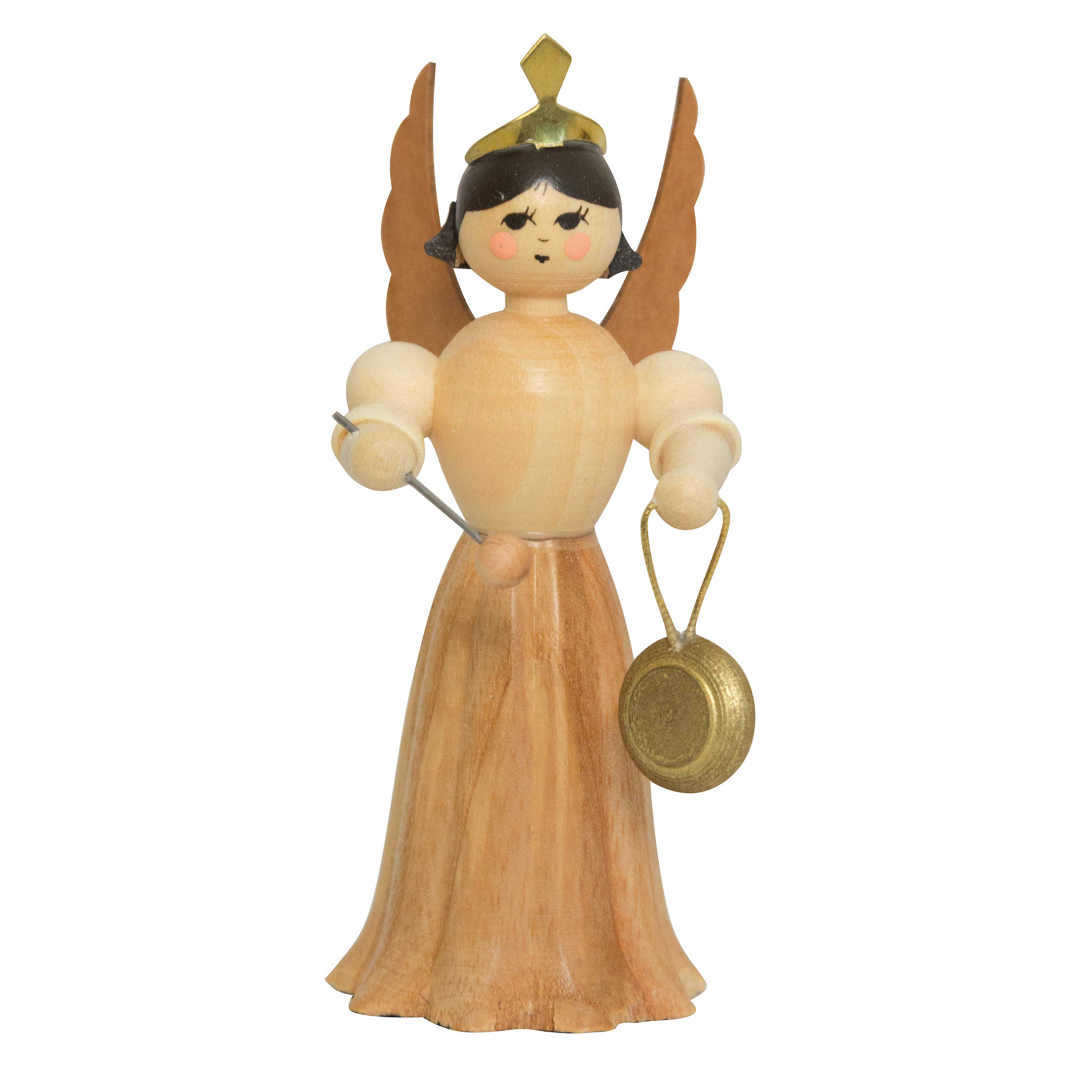 Engel mit Gong, 7cm