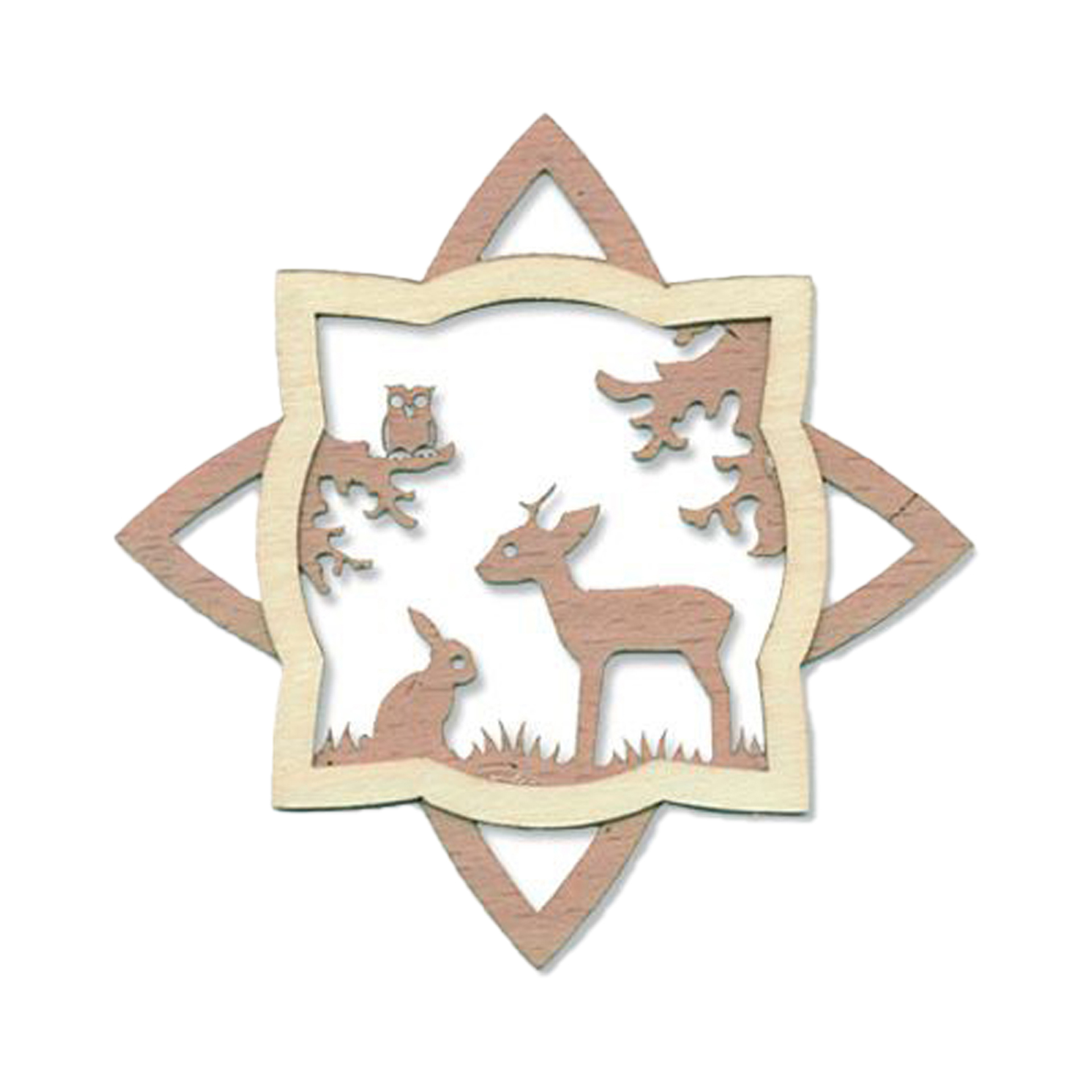 Baumschmuck Wald mit Reh