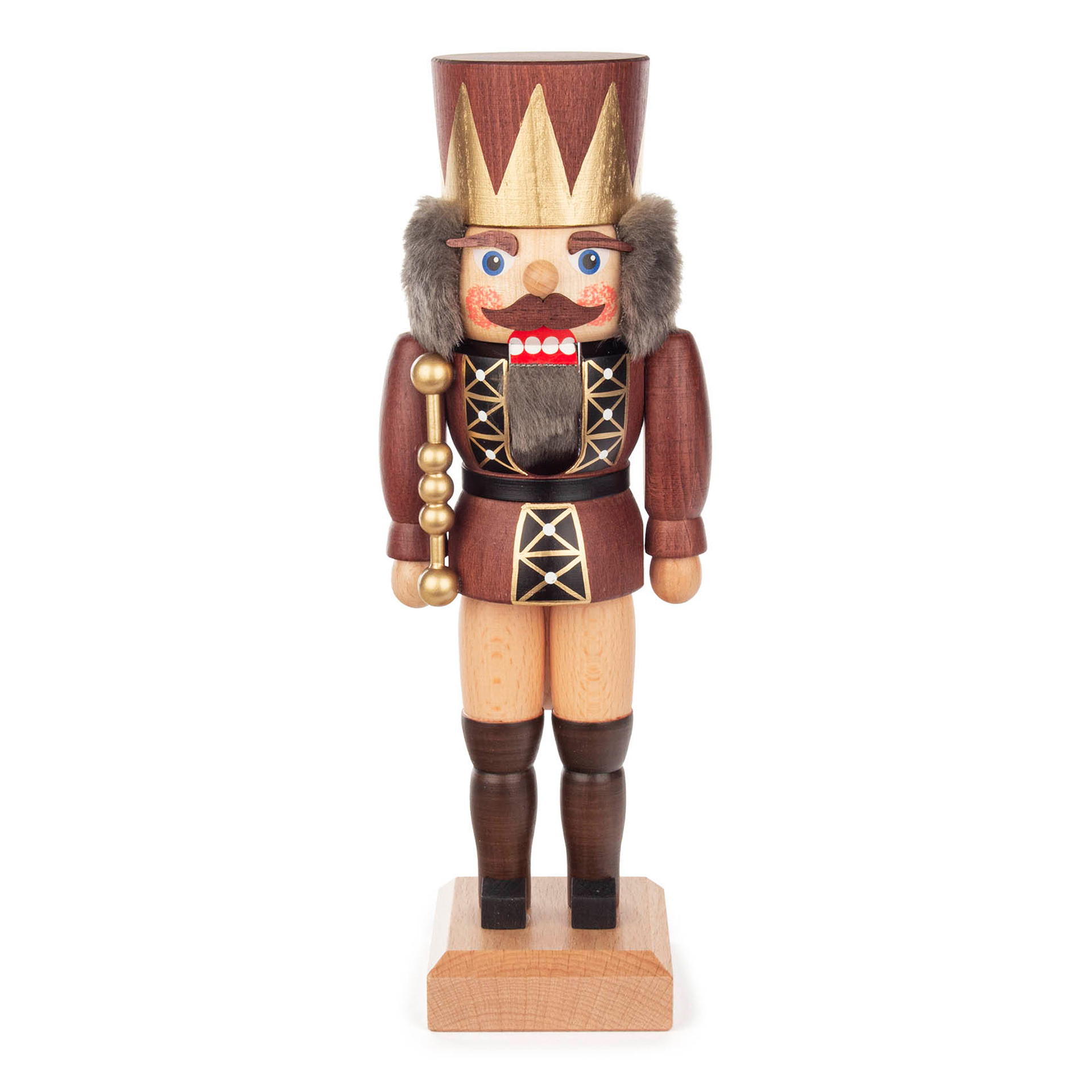 Nussknacker König braun, 27cm