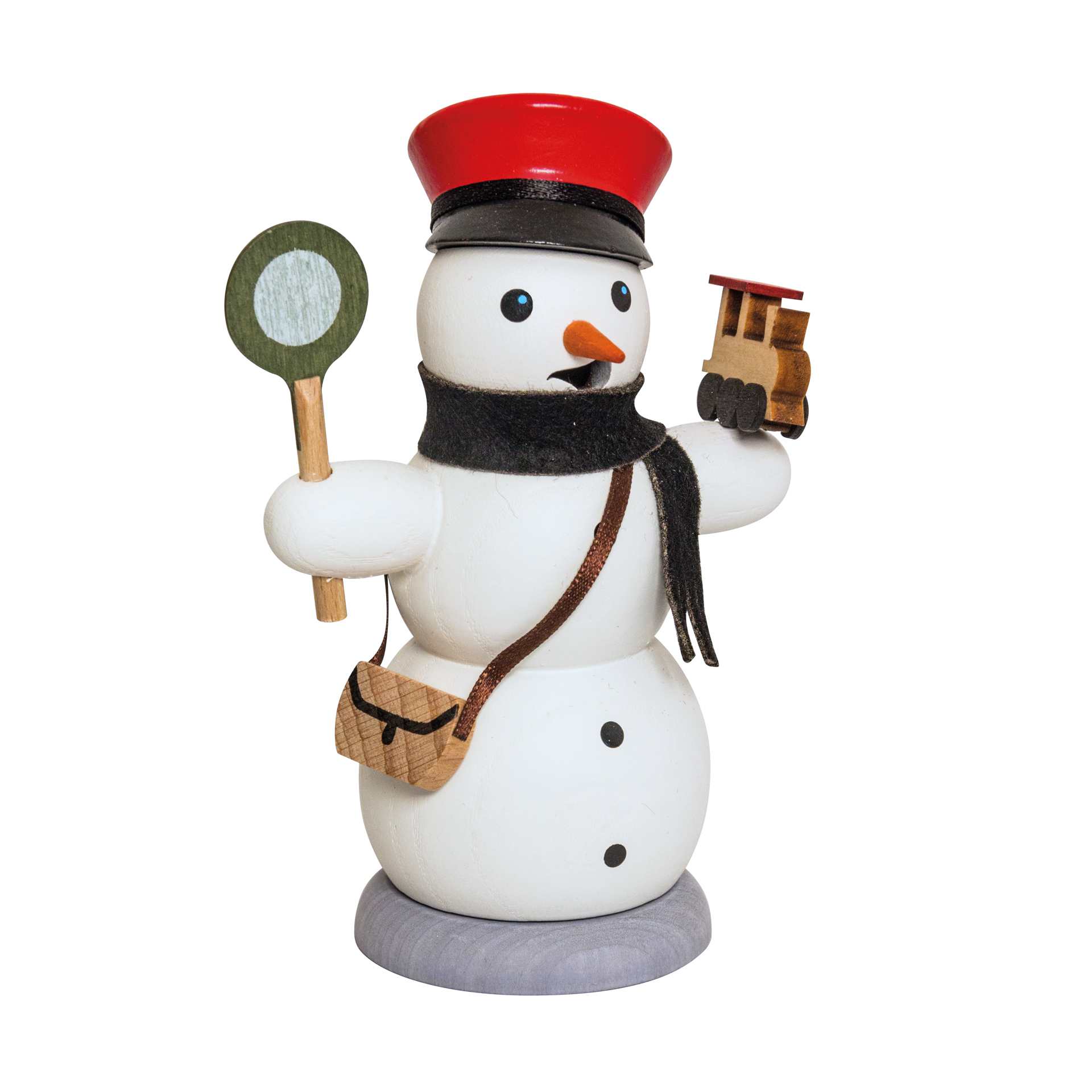 Schneemann Eisenbahner