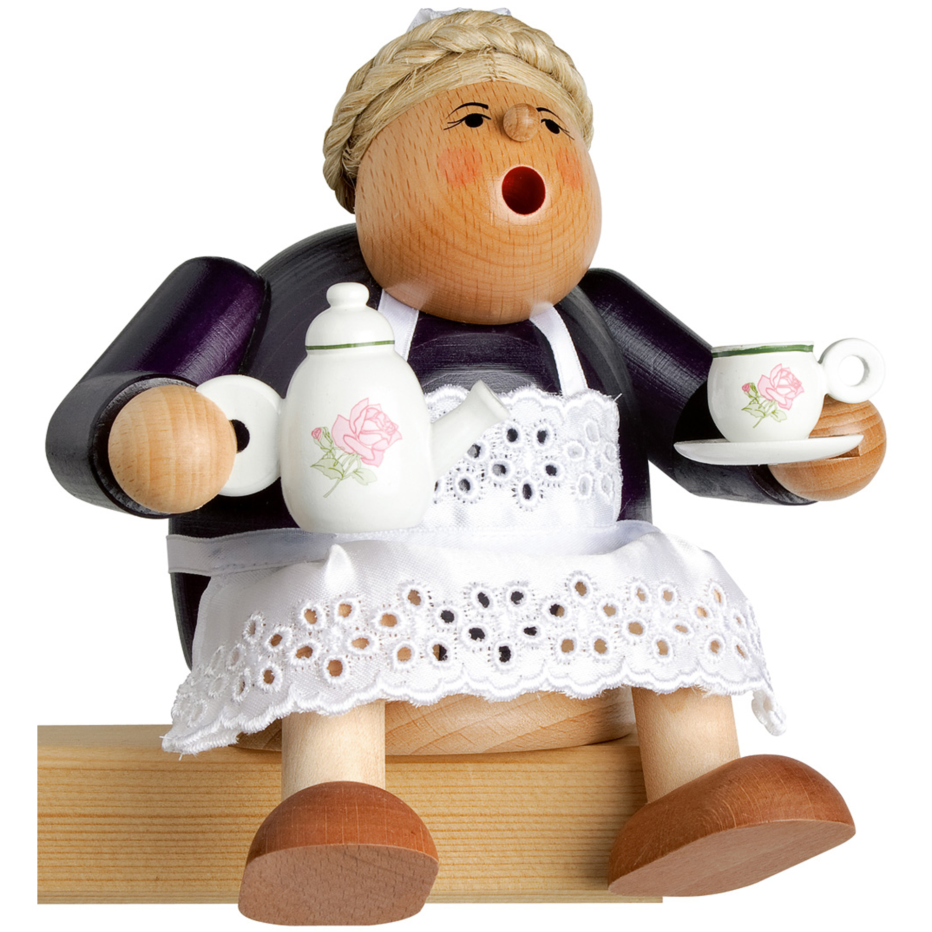 Rauchfigur Kaffeetante 