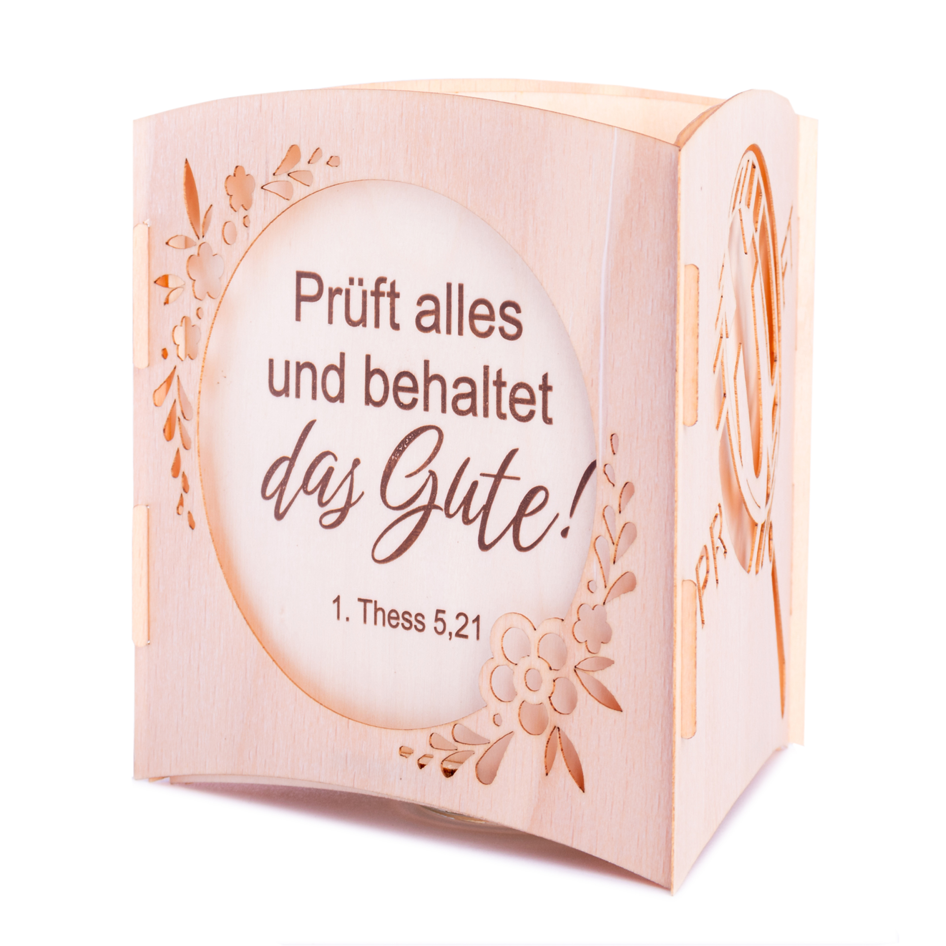 Motivleuchte Jahreslosung 2025, 1. Thess. 5,21 Motivleuchte Jahreslosung 2025, 1. Thess. 5,21