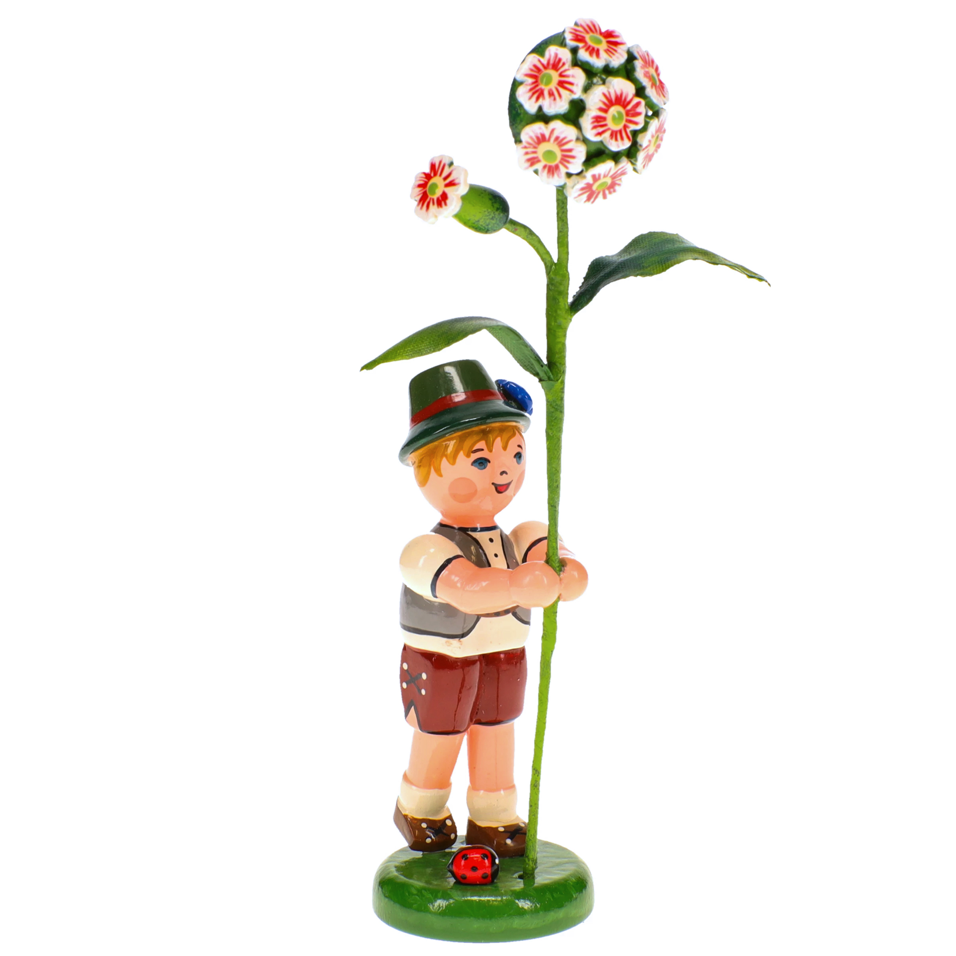 Blumenkind Junge mit Bartnelke