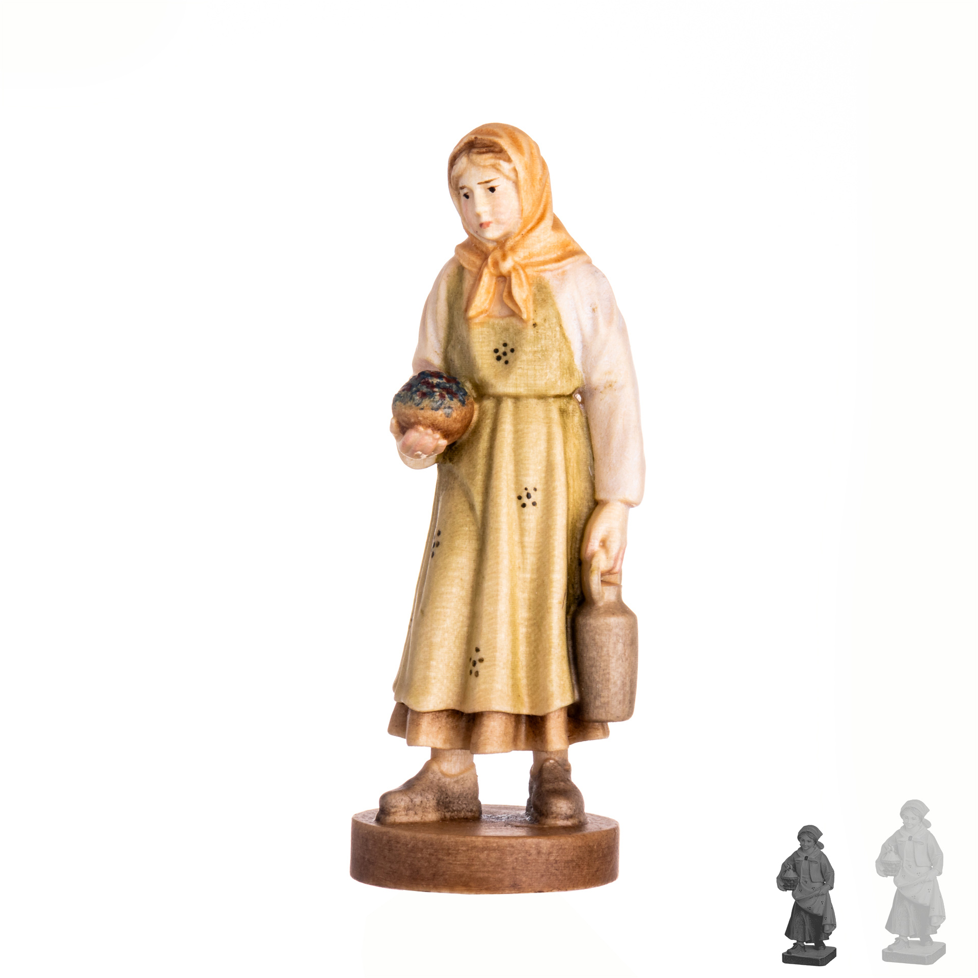 Beerenfrau 10cm, farbig