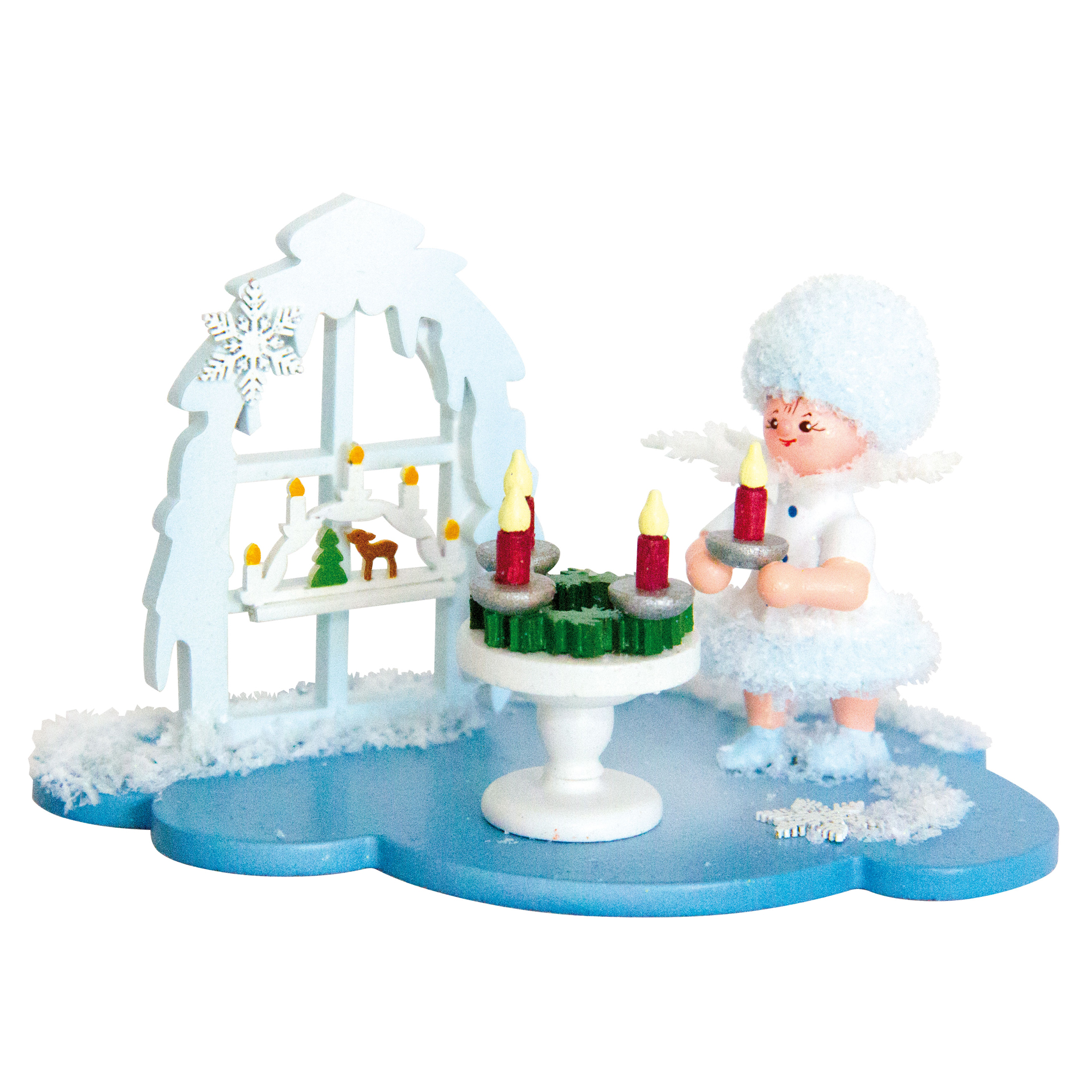 Schneeflöckchen mit Lichterkranz Schneeflöckchen mit Lichterkranz