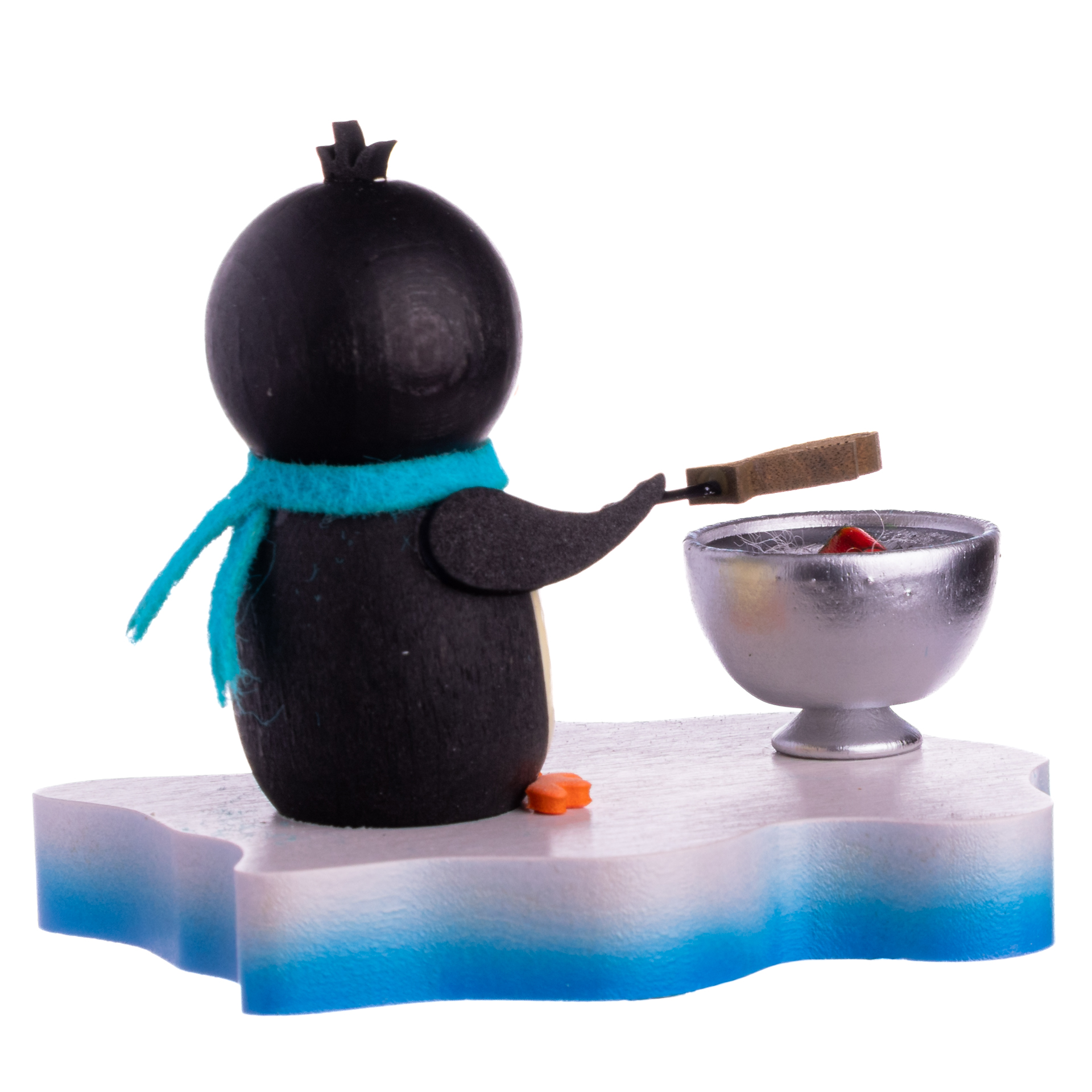 Pinguin auf Eisscholle "Gebraten"