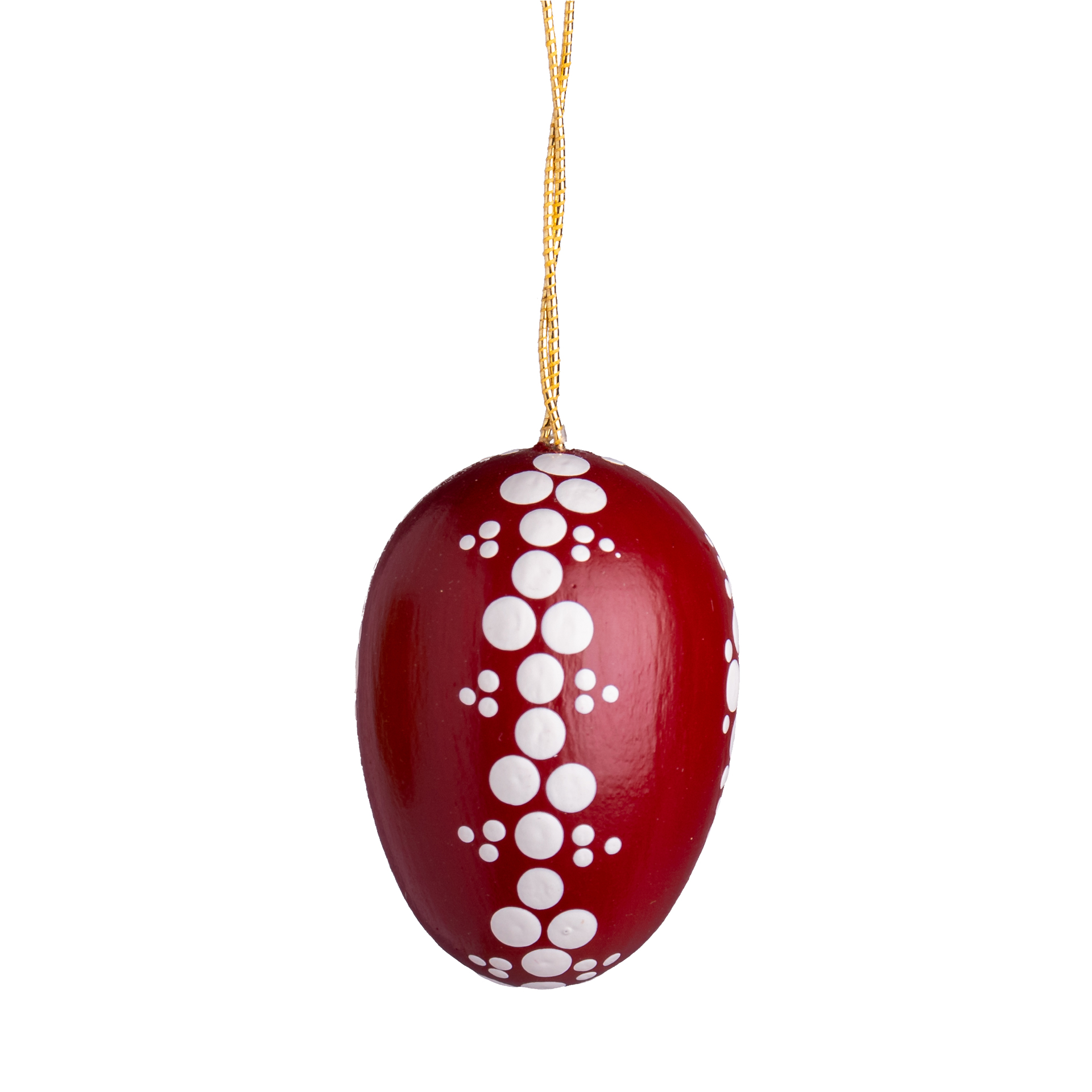 Baumschmuck Ei, dunkelrot