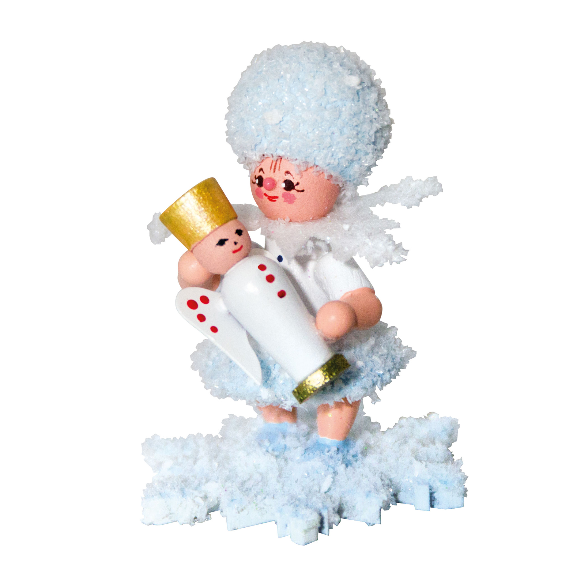 Schneeflöckchen mit Engel Schneeflöckchen mit Engel