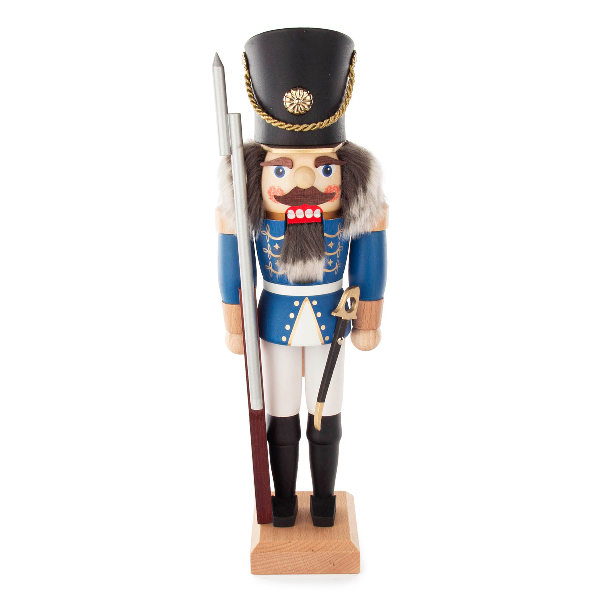 Nussknacker Soldat blau, 38cm