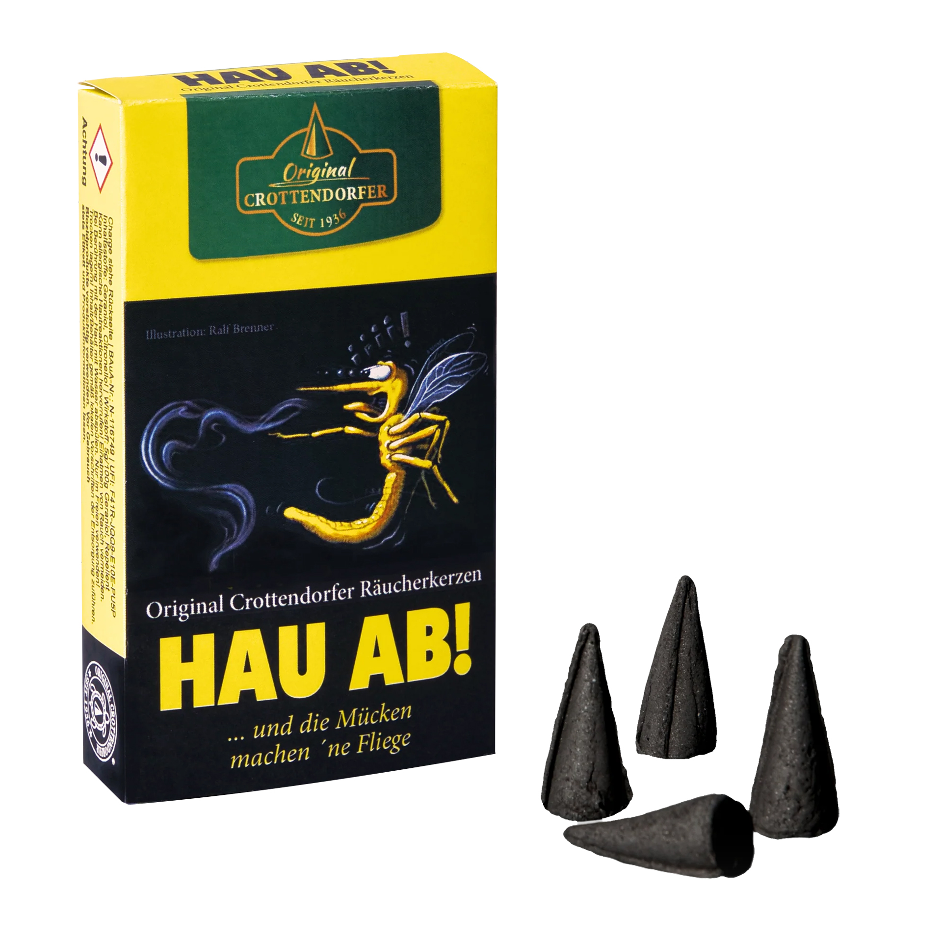 Original Crottendorfer Räucherkerzen Hau ab!