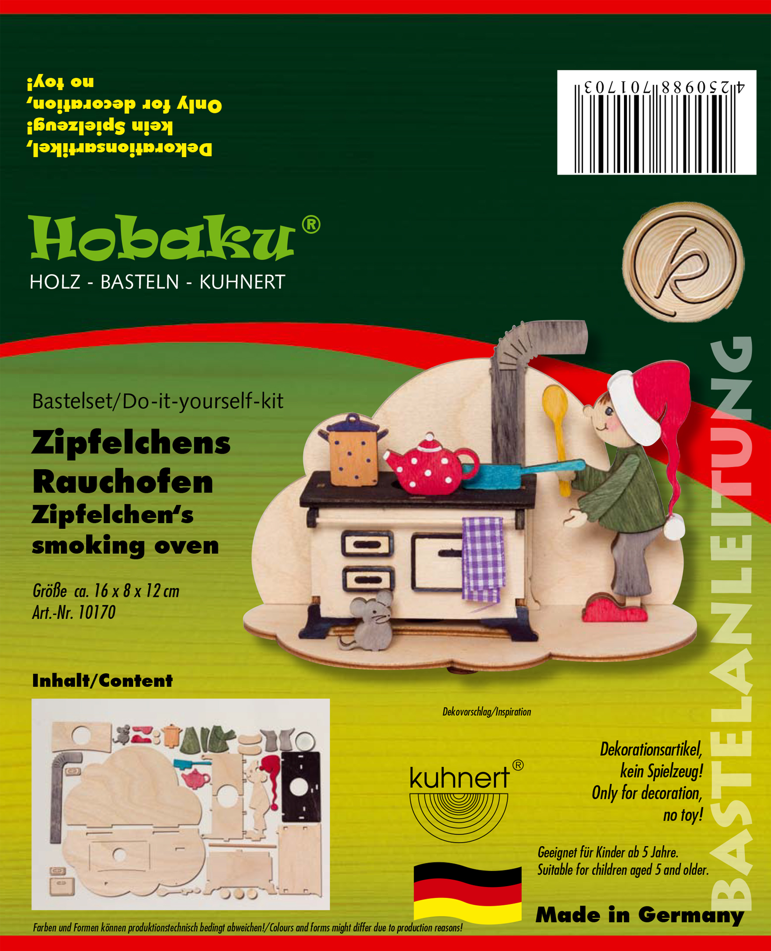 Bastelset Zipfelchen Rauchofen