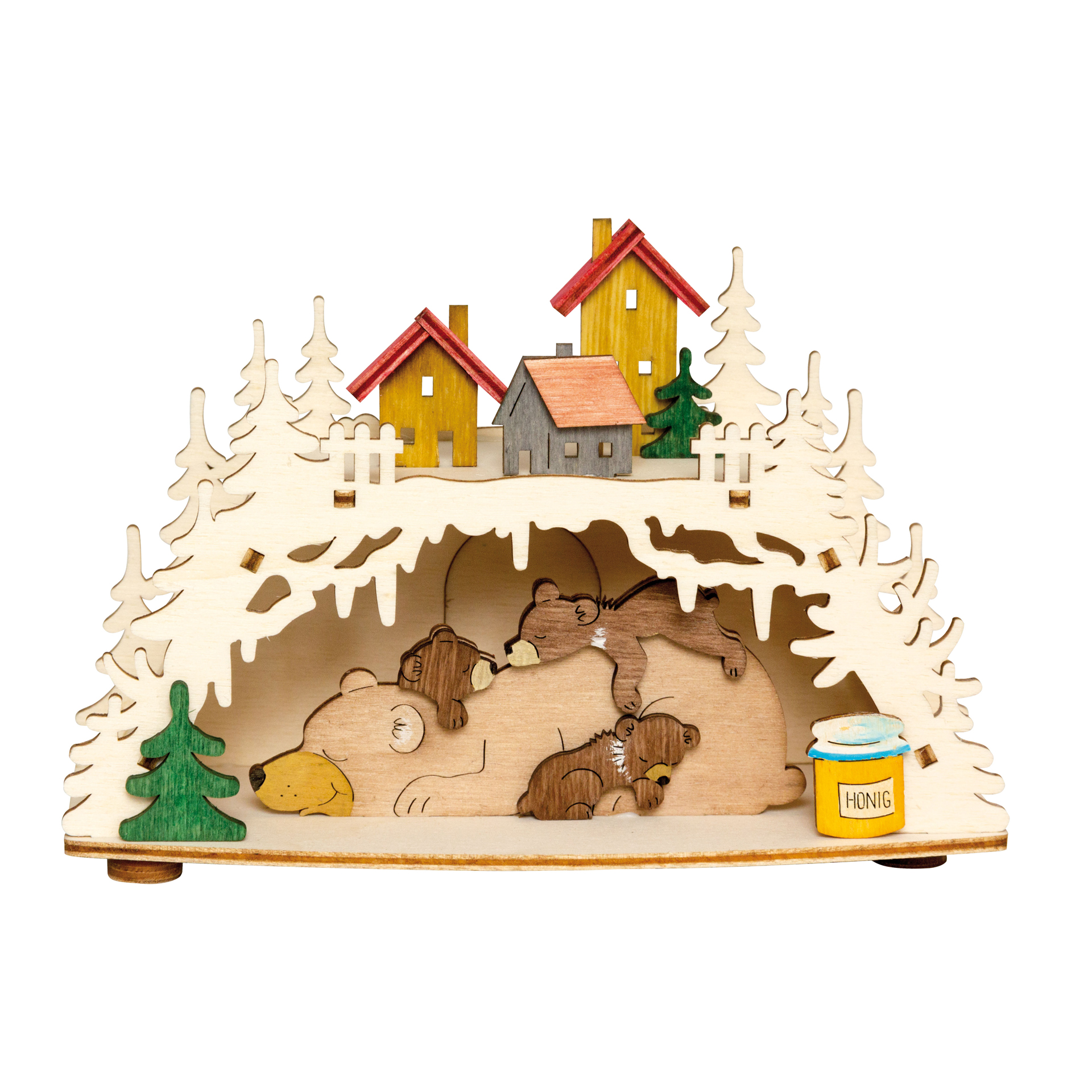 Bastelset Rauchhaus Bärenhöhle