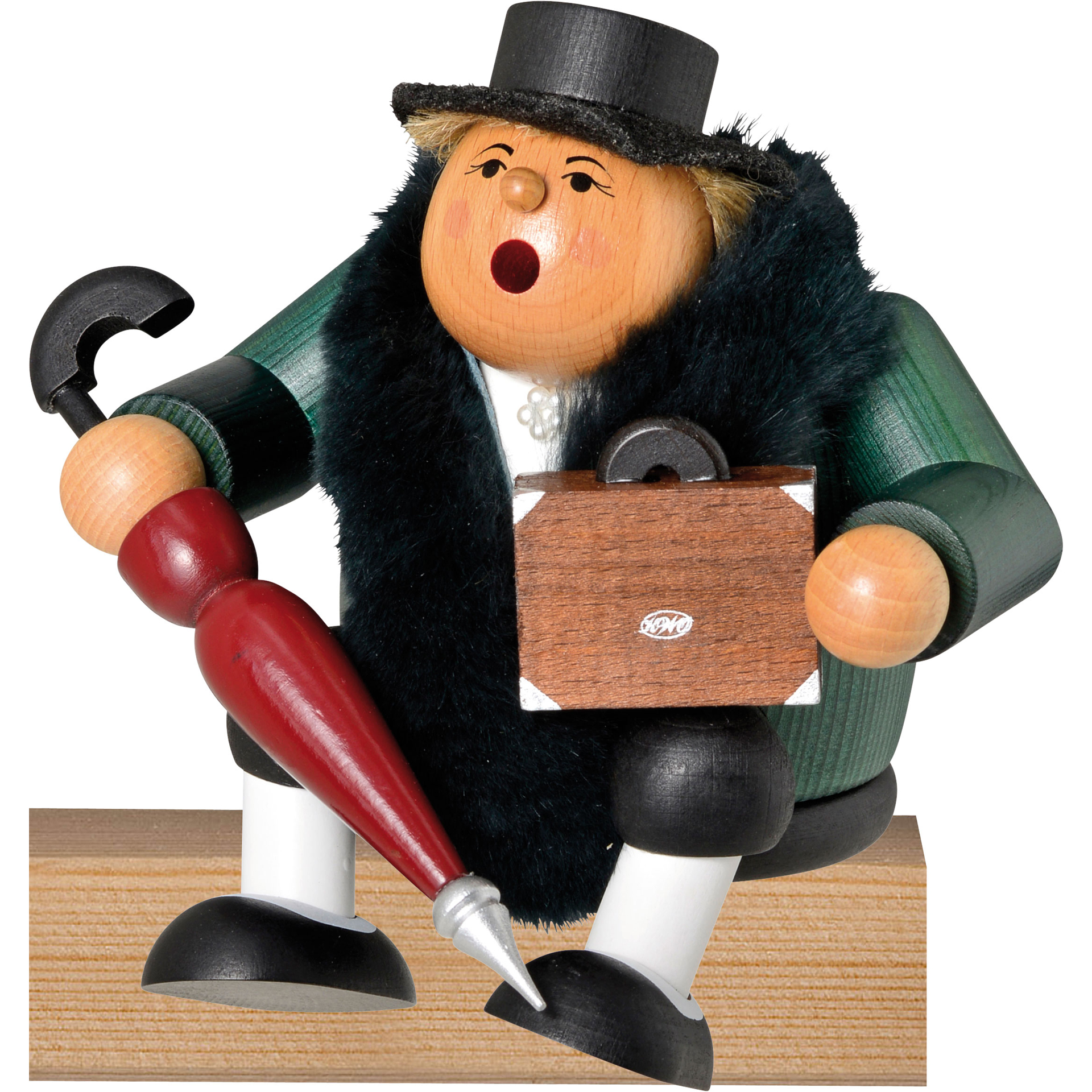 Rauchfigur Reisetante Rauchfigur Reisetante