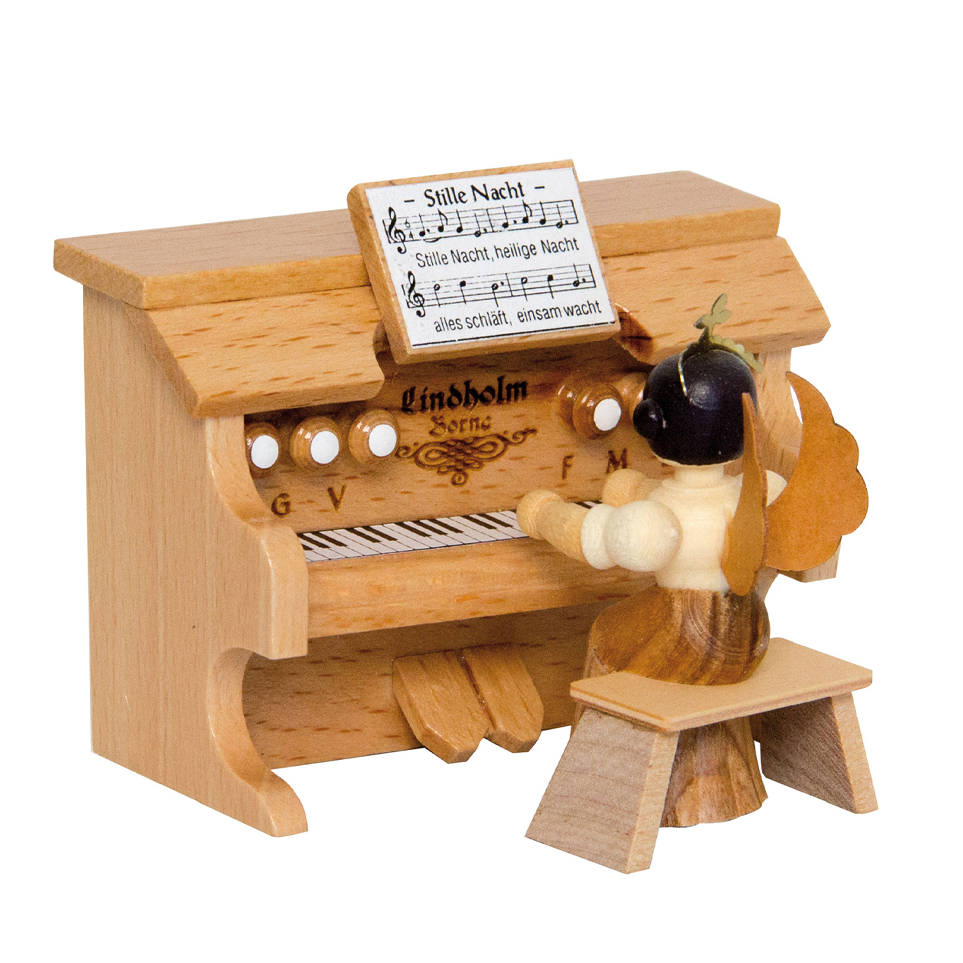 Engel mit Harmonium, 5,5cm 