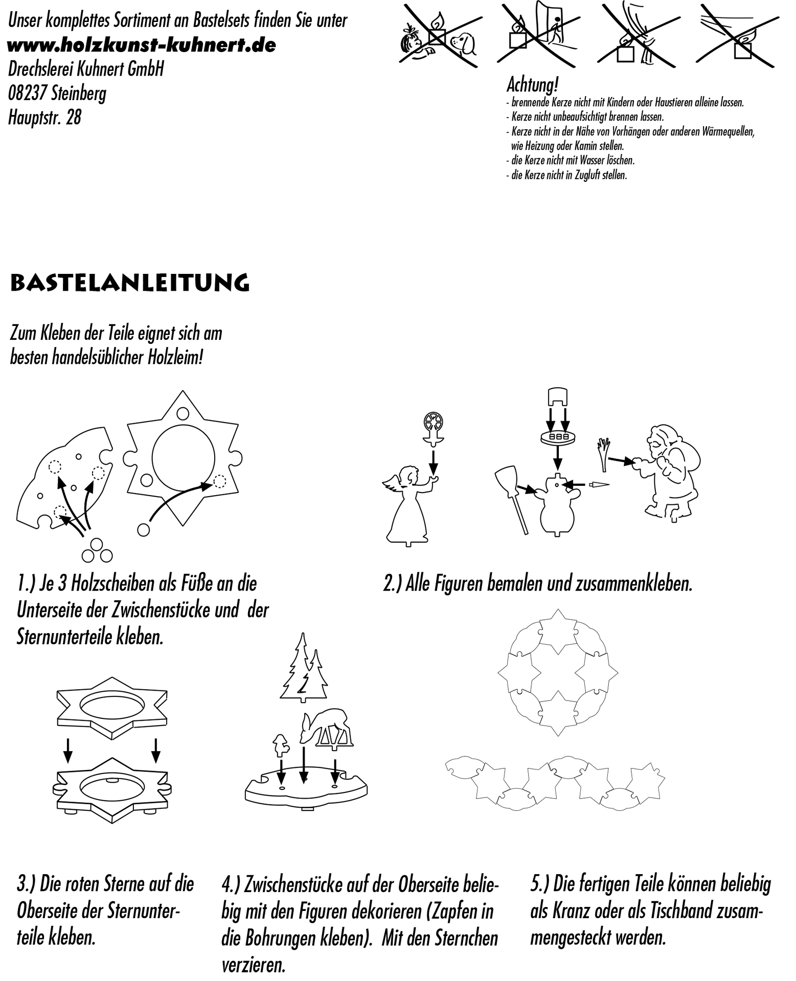 Bastelset Adventskranz