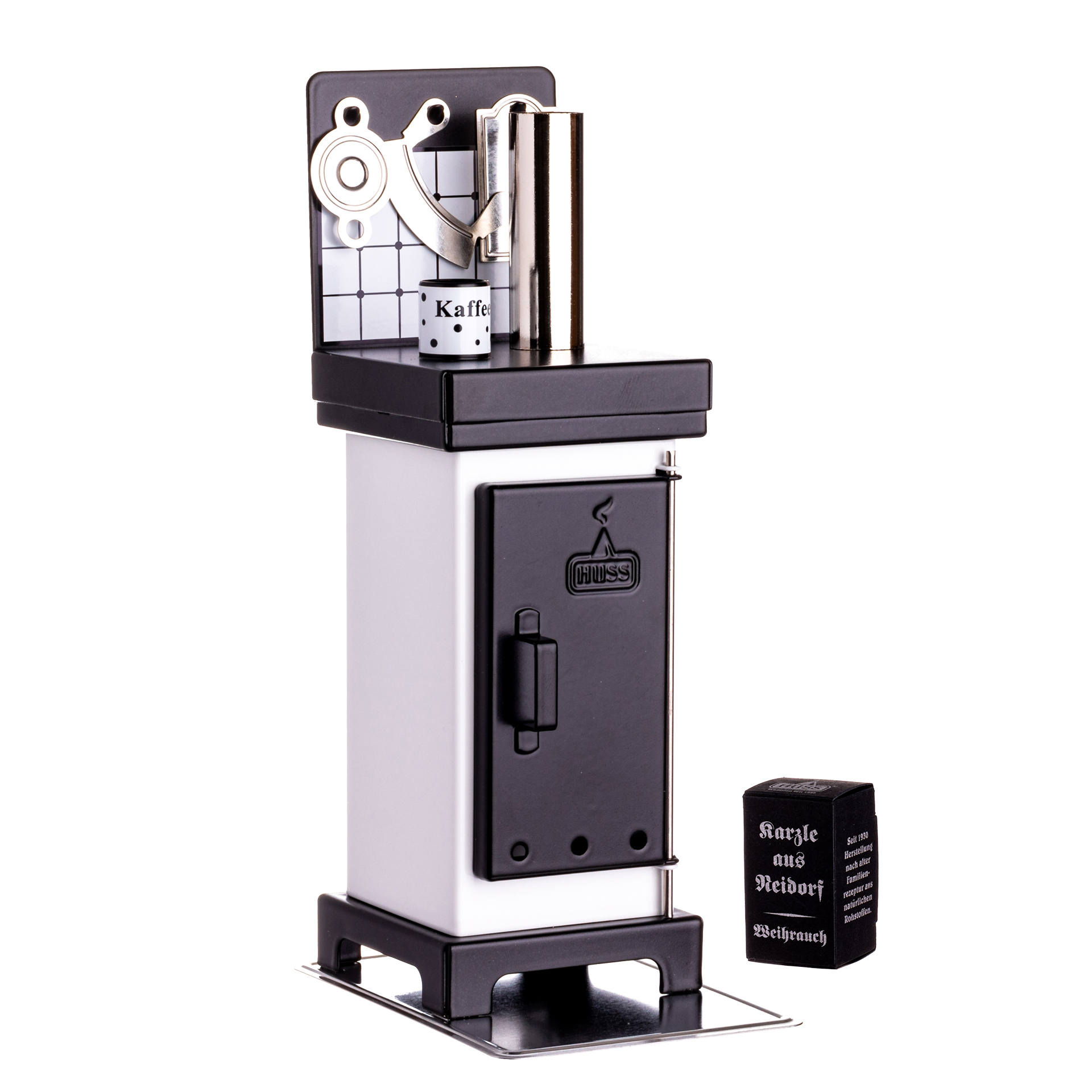 Räucherkerzenofen weiß/schwarz Räucherkerzenofen weiß/schwarz