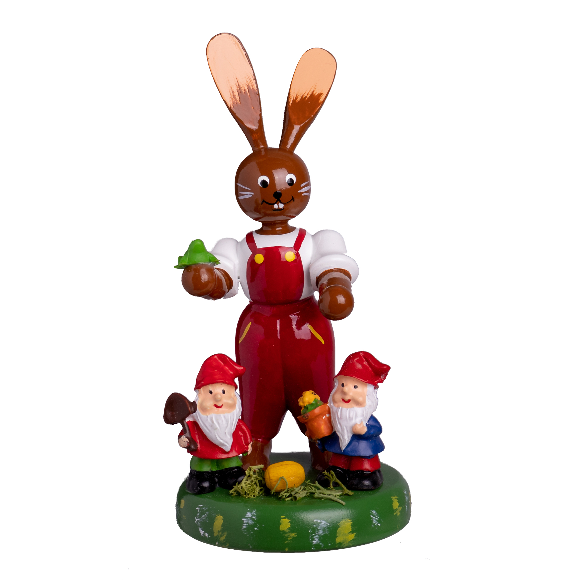 Hasenjunge mit Frosch Hasenjunge mit Frosch