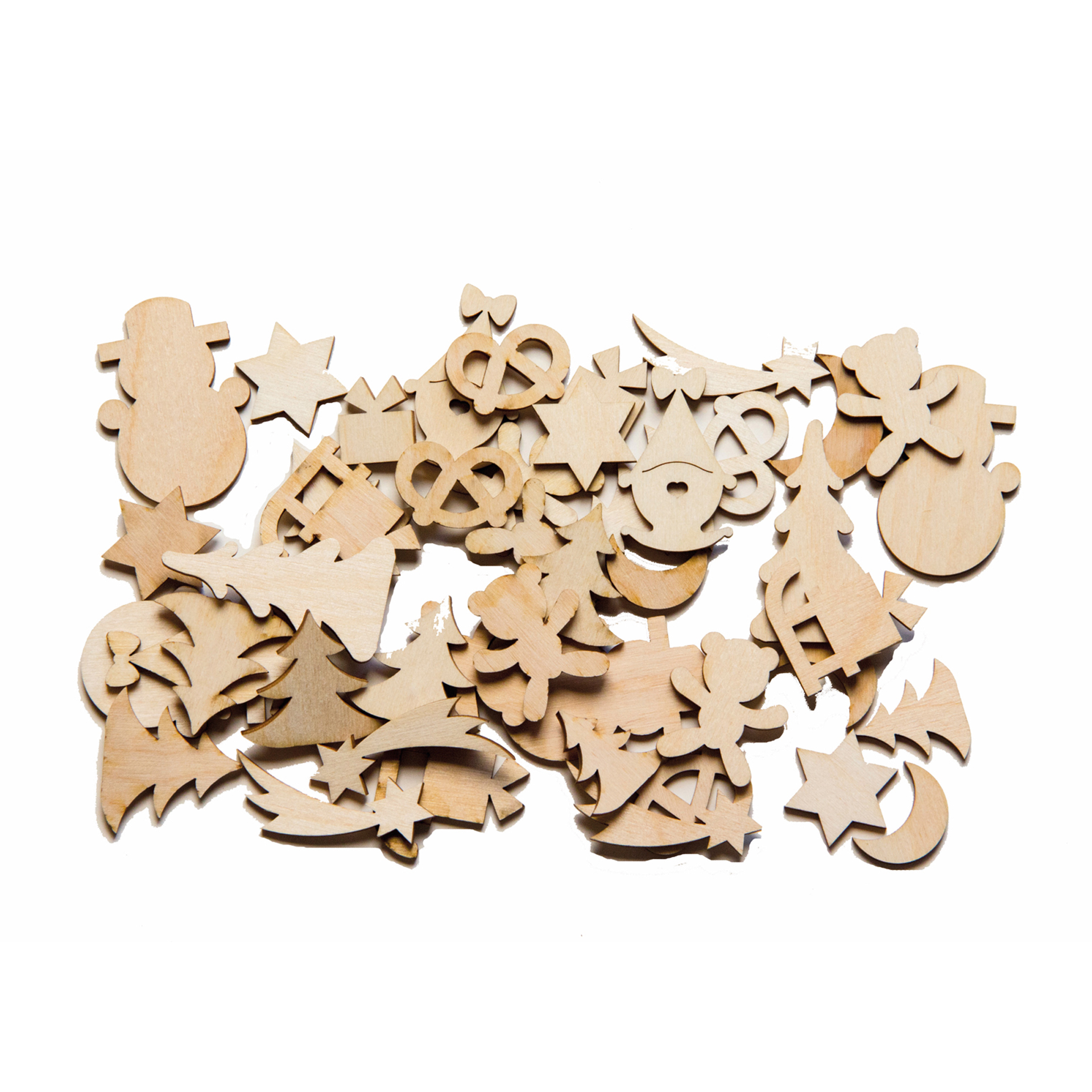 Bastelteile Weihnachtssortiment Brezel Bastelteile Weihnachtssortiment Brezel