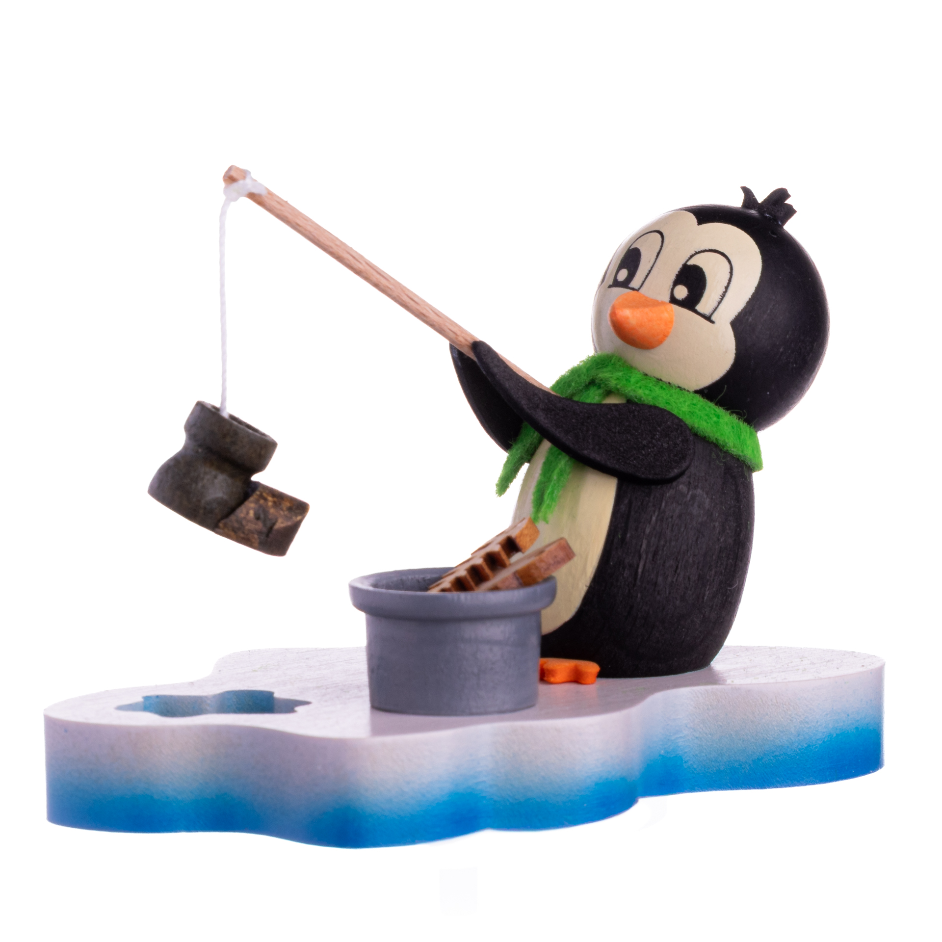 Pinguin auf Eisscholle "Verangelt"